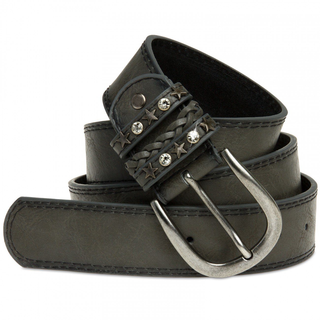 Caspar Synthetikgürtel Caspar GU291 Damen Vintage günstig online kaufen