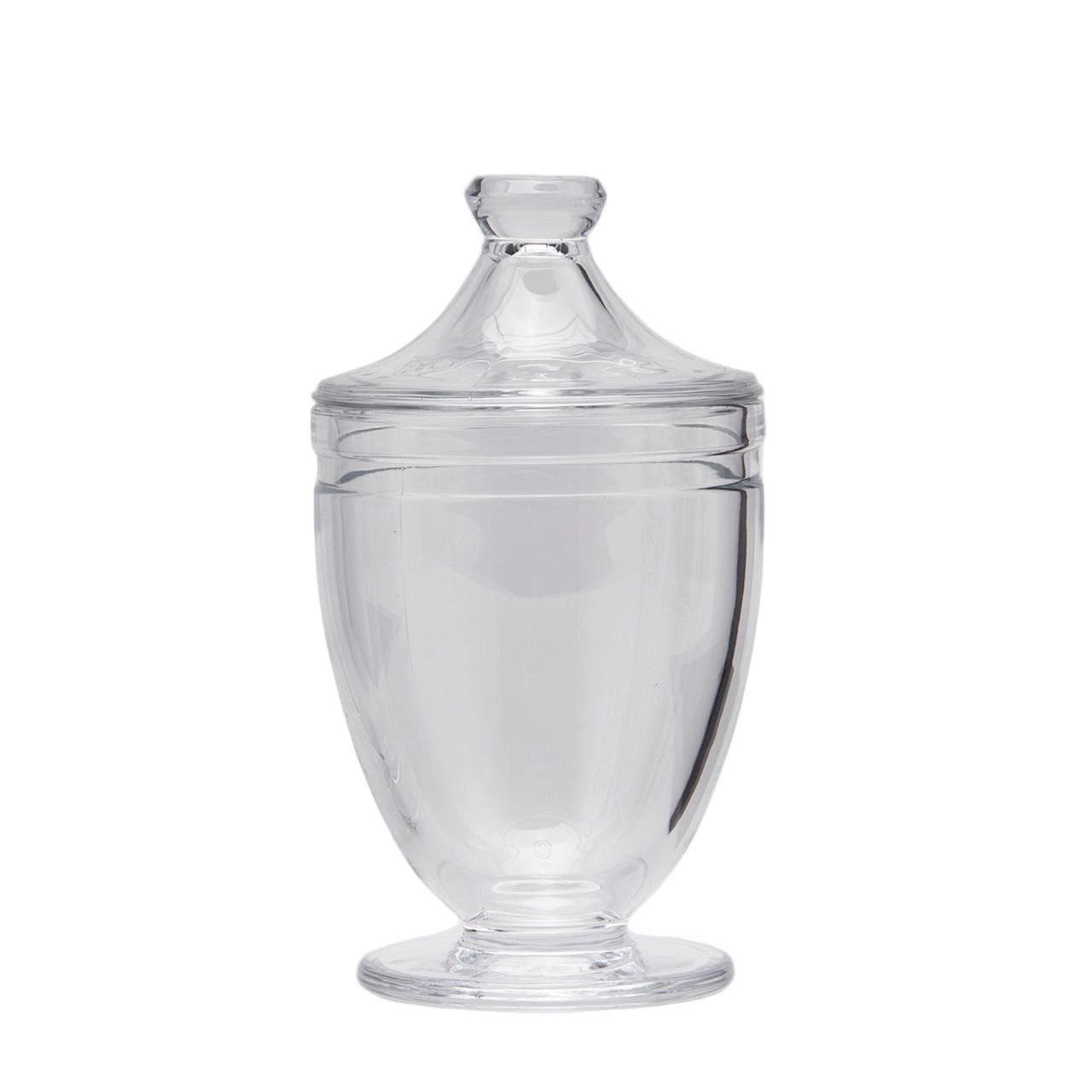 enzo de gasperi Keksdose Klassische Amphore aus Glas – Aufbewahrungsbehälter mit Deckel