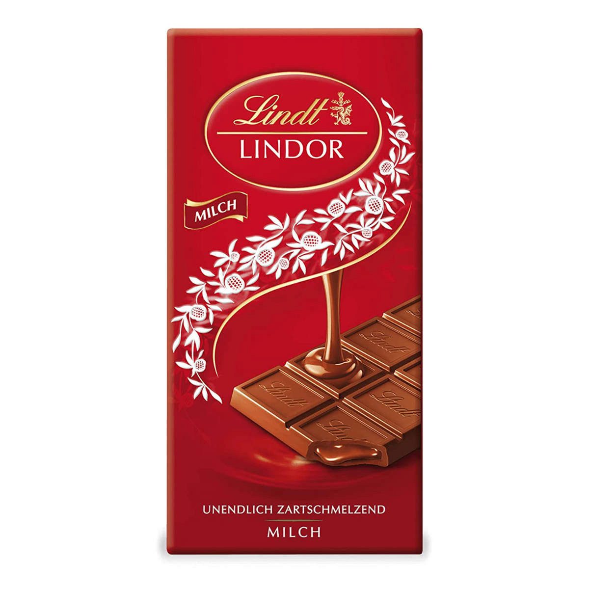 LINDT Schokolade, Lindt Lindor Milch unendlich Zartschmelzende Schokolade 100g