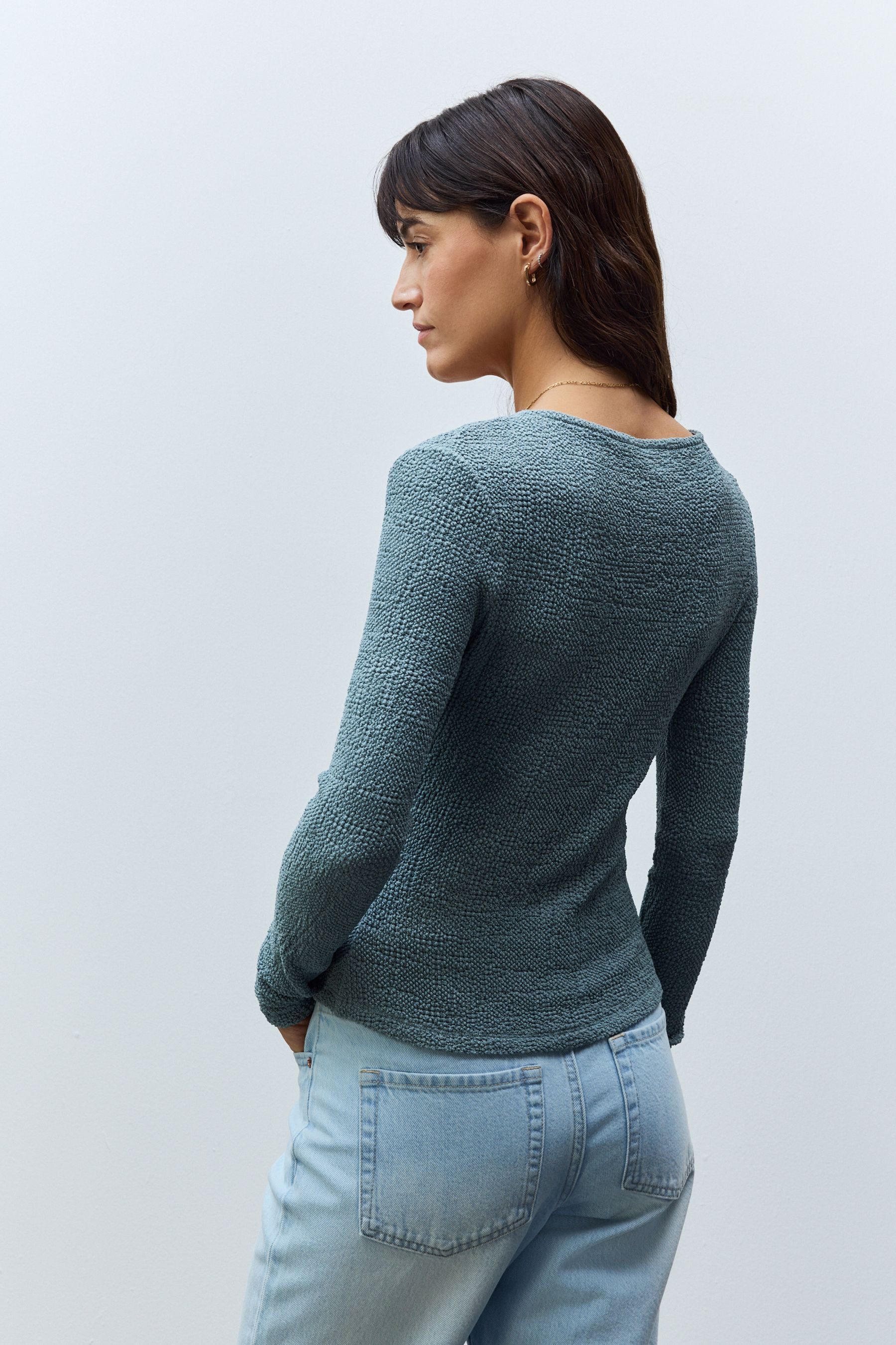 Next Strickjacke Langärmelige, geknöpfte Strickjacke mit günstig online kaufen
