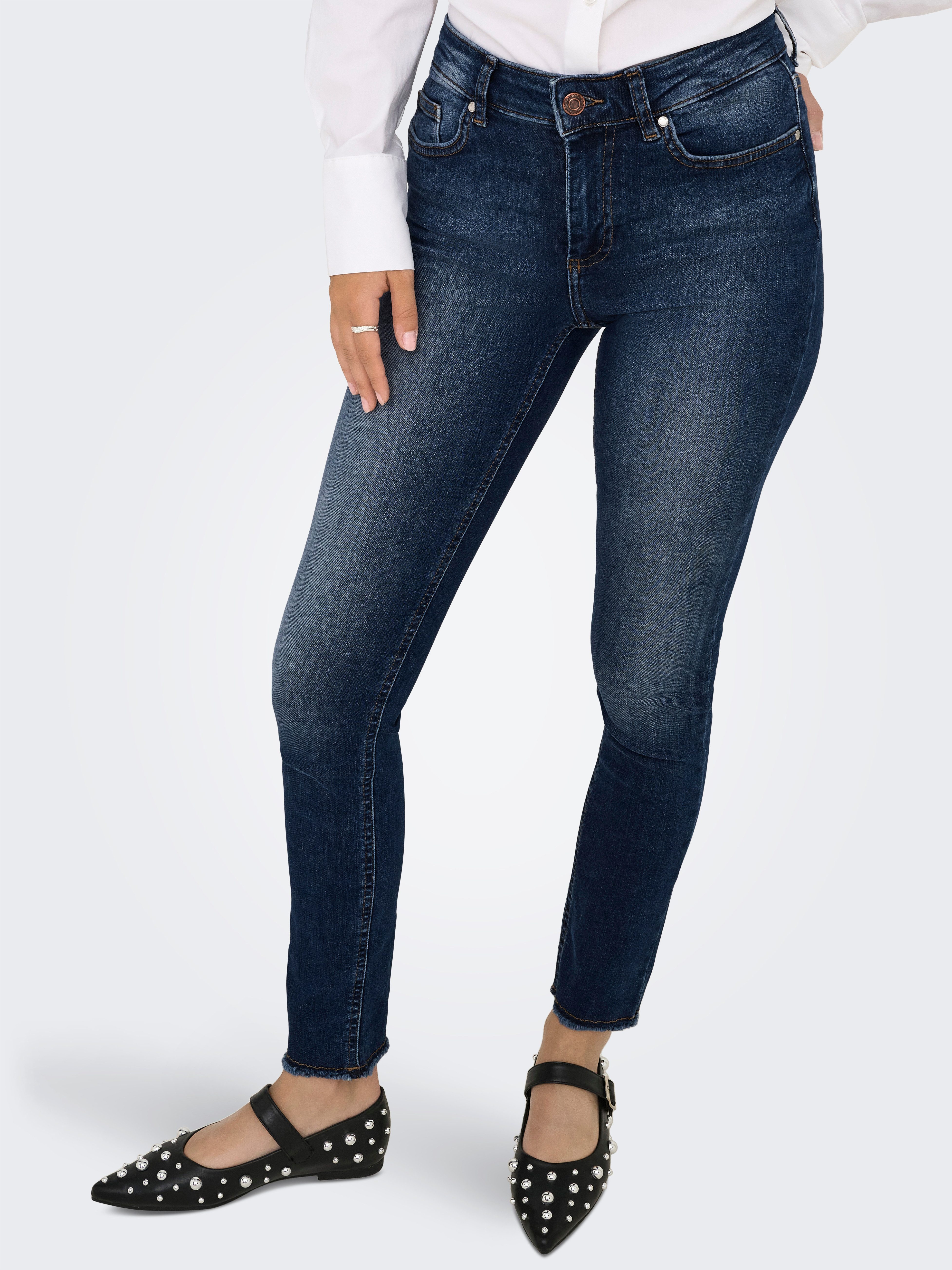 ONLY Skinny-fit-Jeans ONLBLUSH MID SK ANK RW DNM REA082 NOOS günstig online kaufen