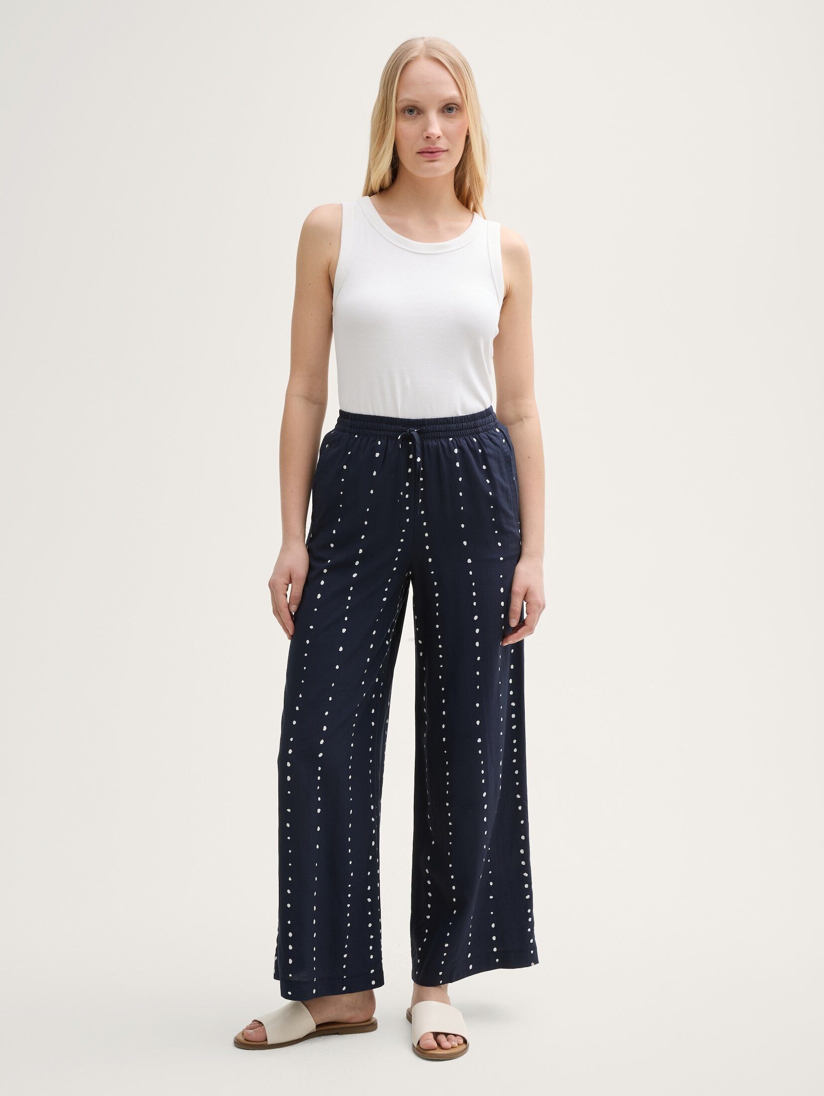 TOM TAILOR Stoffhose Hosen & Chino Loose Wide Leg Palazzo Hose