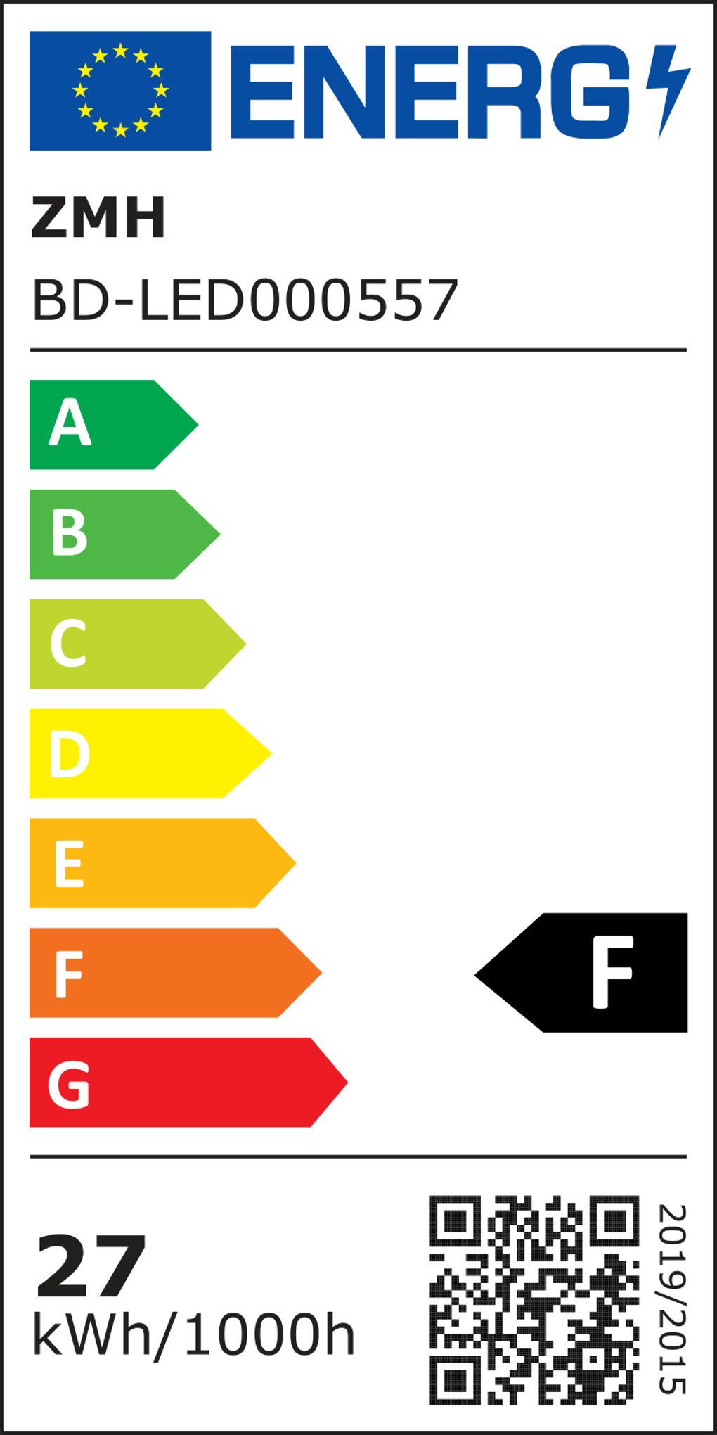 Energieeffizienzklasse: 