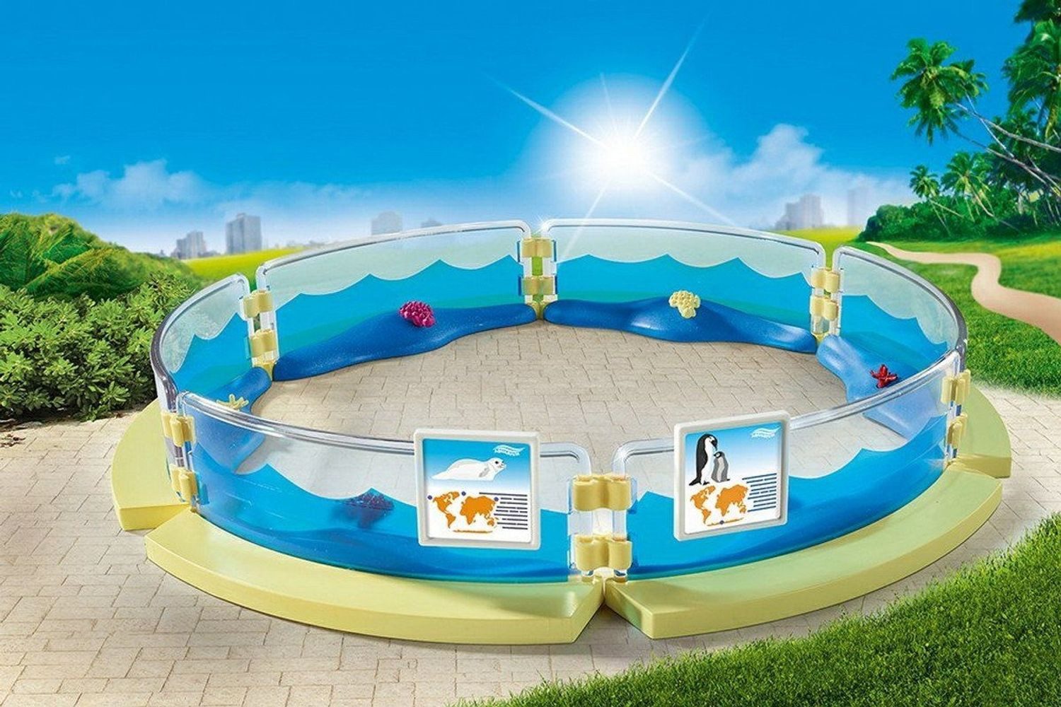 Playmobil® Family Fun Meerestierbecken Konstruktions-Spielset, (Meerestierb günstig online kaufen