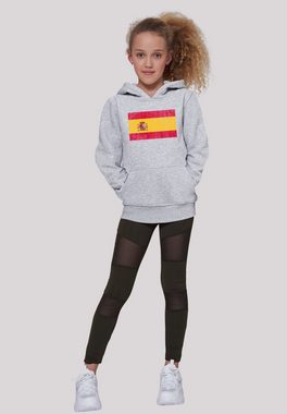 F4NT4STIC Kapuzenpullover Spain Spanien Flagge distressed Print