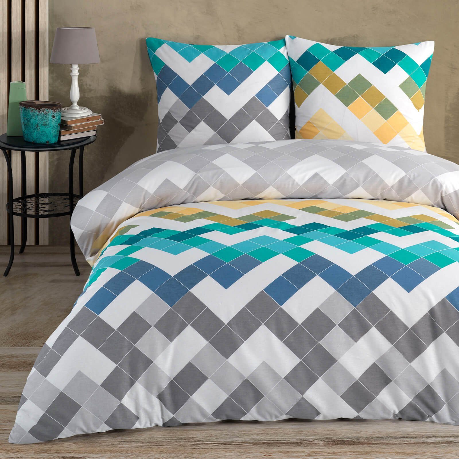 Buymax Bettwäsche Larinda, 100% Baumwolle Renforcé, 3 teilig, 200x220 cm mi günstig online kaufen