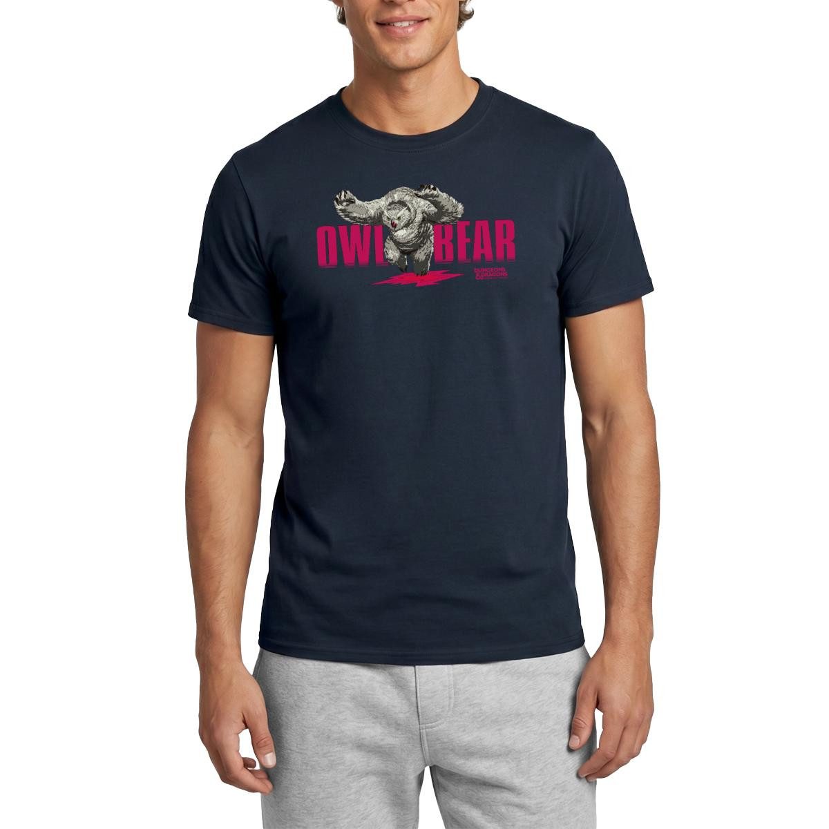 T-Shirt Dungeons & Dragons DND Owlbear Männer T-Shirt