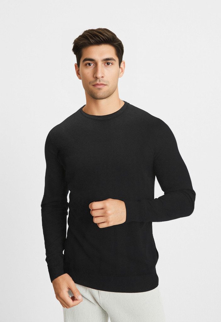 Jack & Jones Rundhalspullover EMIL KNIT