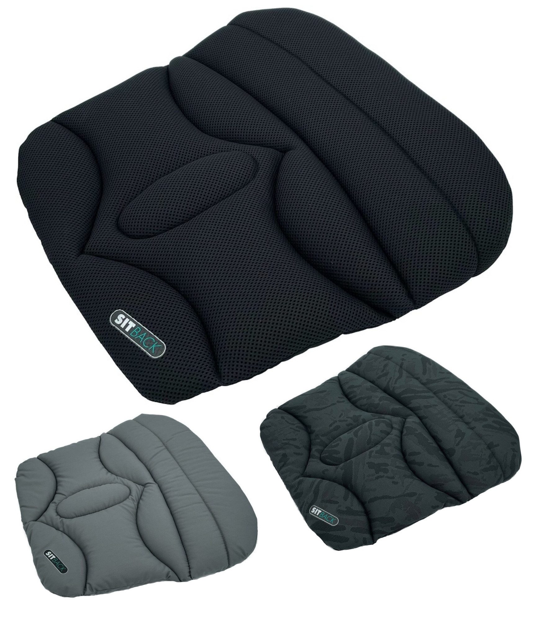 SITBACK Keilkissen Basic ergonomisches Sitzkissen für Autositze und Bürostühle