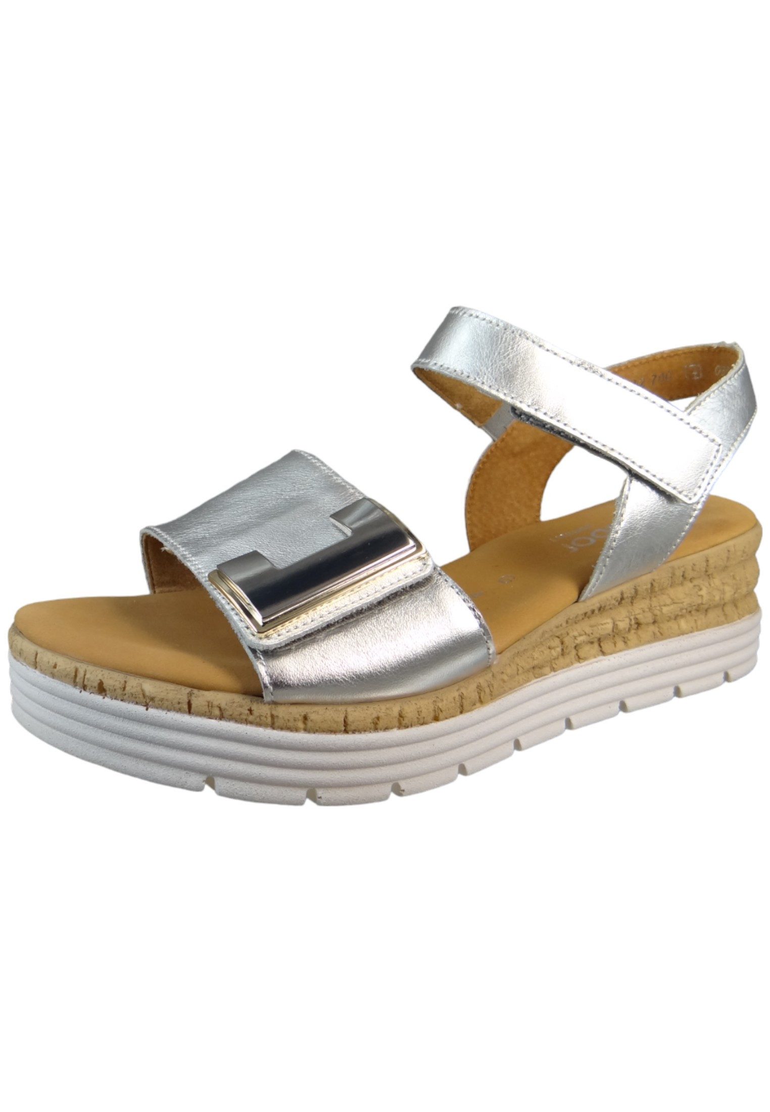 Gabor 42.700 10 Silber Sandale