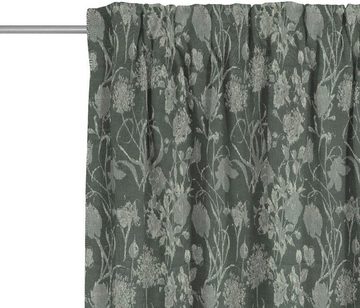 Vorhang Flower Cuvée, Adam, Multifunktionsband (1 St), blickdicht, Jacquard, nachhaltig aus Bio-Baumwolle