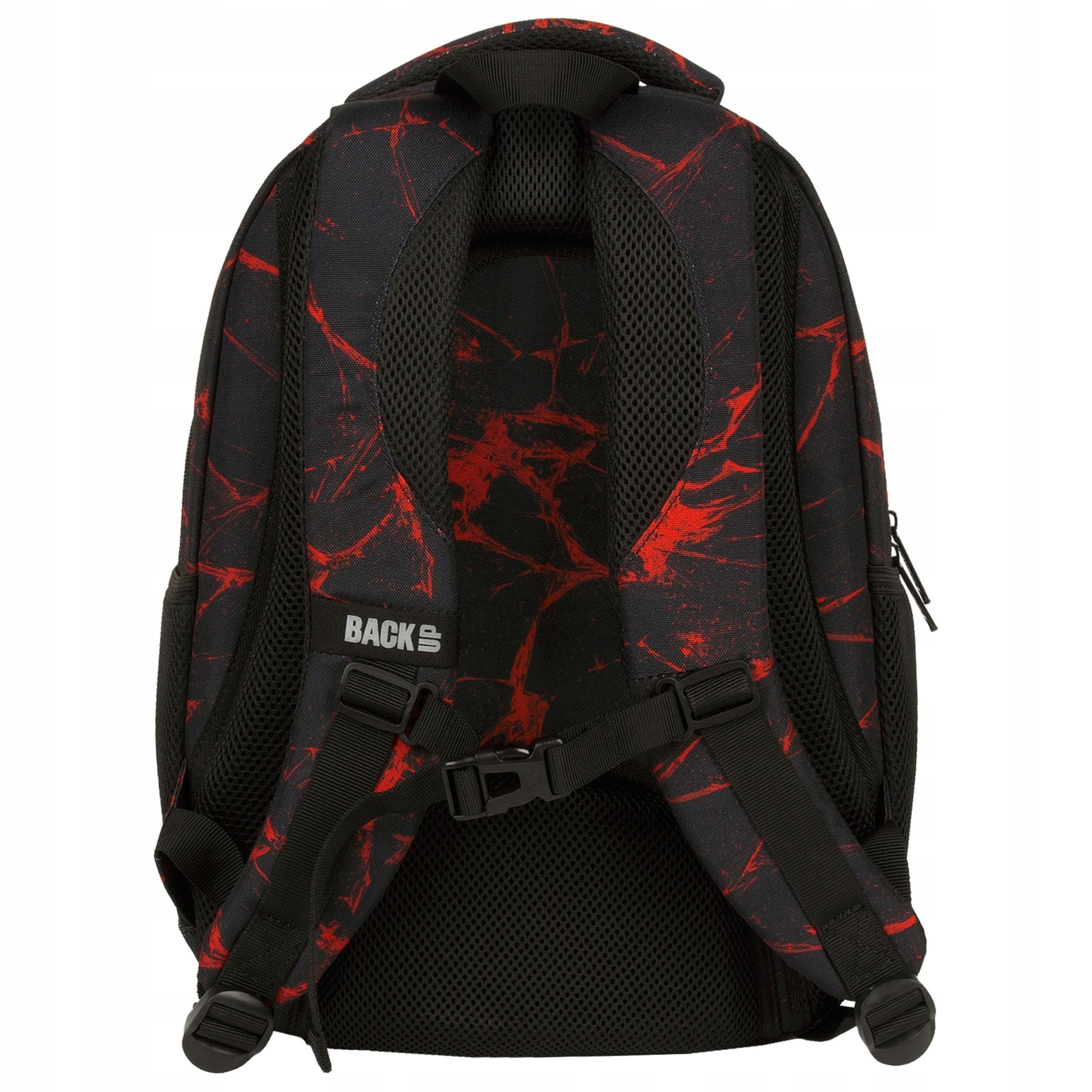 Festivalartikel Schulrucksack Schulrucksack Jungen 26L BackUP Magma Lava – robust & stylisch – Bild 3 von 5