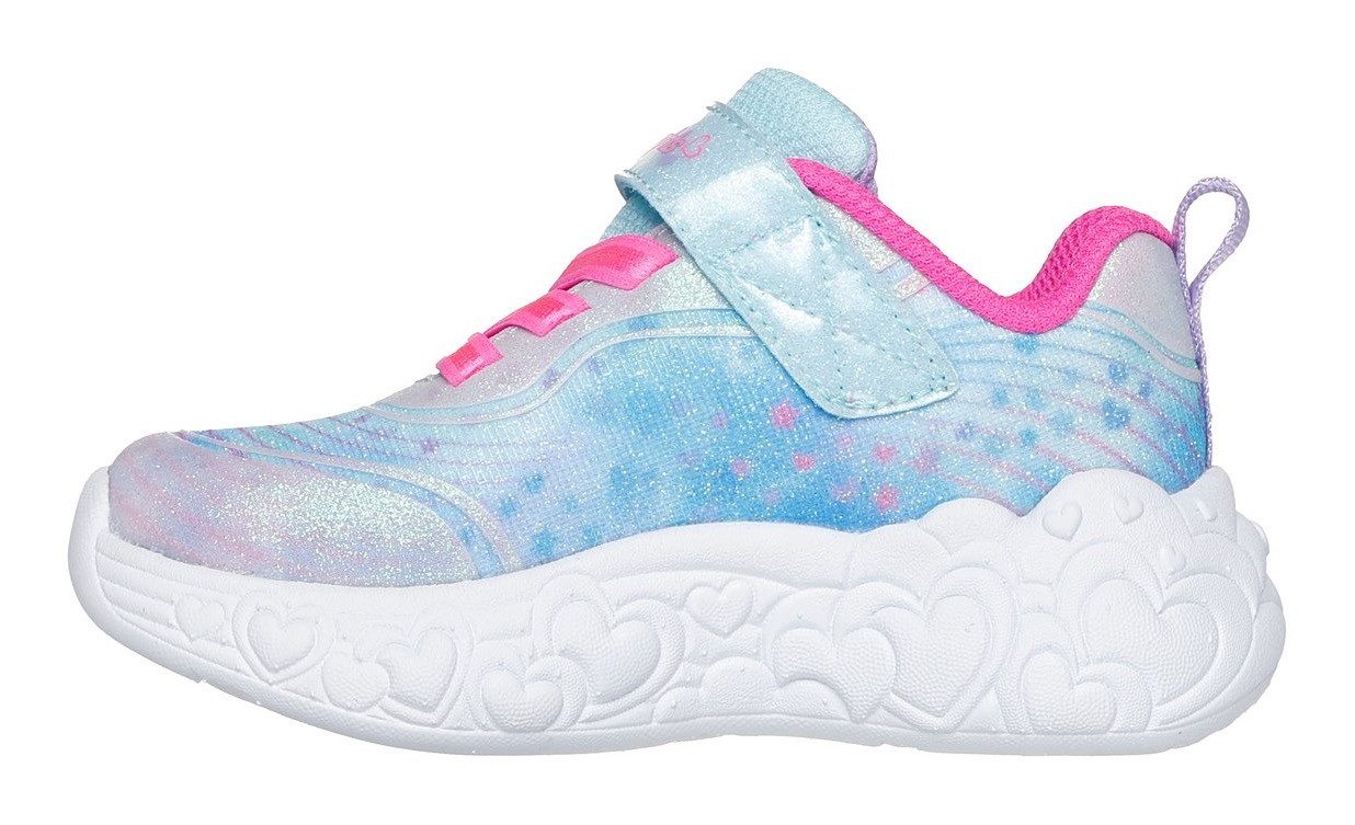 Skechers ETERNAL HEART LIGHTS Lauflernschuh Blink,-Klettschuh mit Herz-Applikation, Größenschablone zum Download – Bild 5 von 5