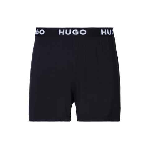 HUGO Schlafshorts UNITE_SHORTS 10247048 01 mit Hugo Logo-Elastiktape am Bund