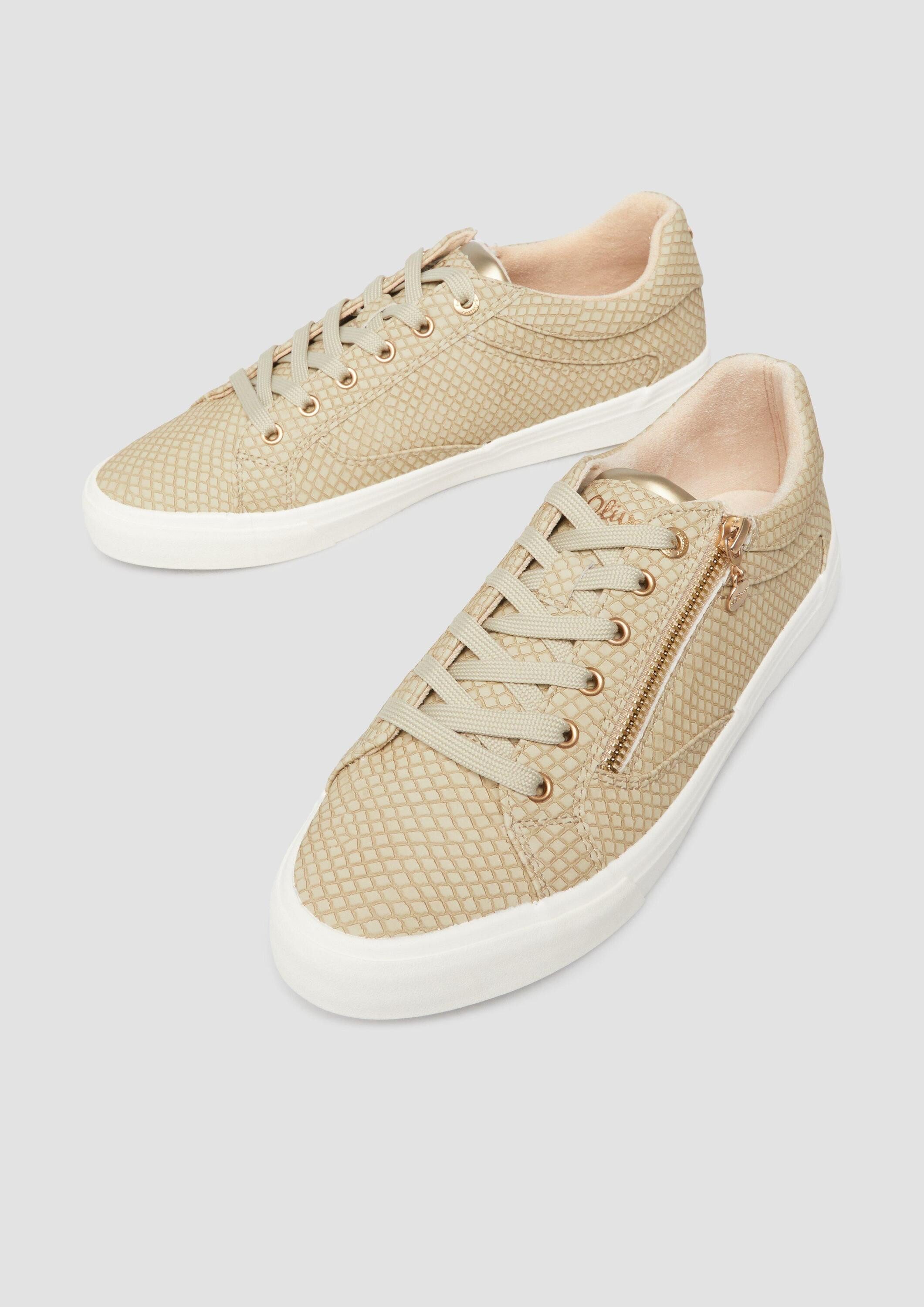 s.Oliver Sneakers Sneaker Sneaker mit Reißverschluss