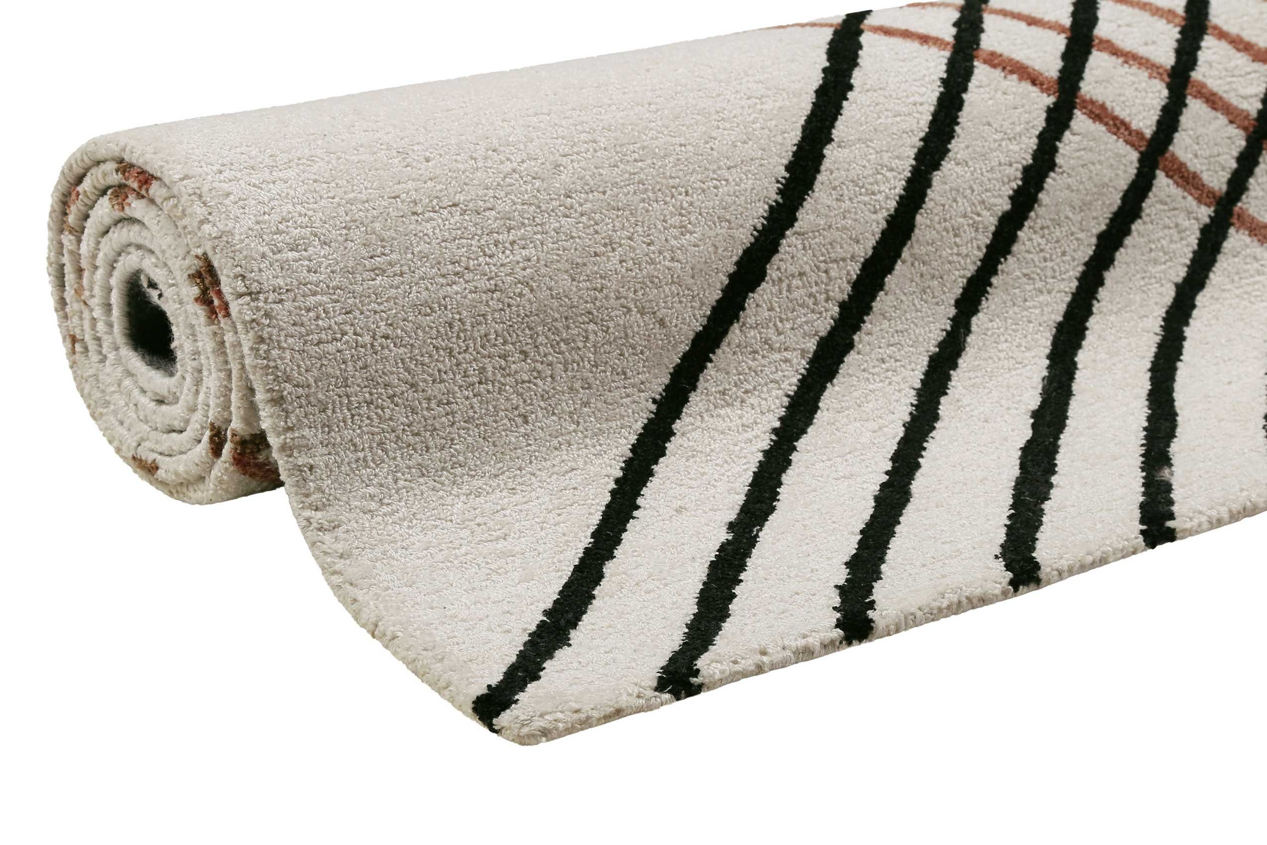 Esprit Teppich Bass ESP-39865, rechteckig, Höhe: 8 mm, modern, handgetuftet, Linien Muster, Wohn-, Schlafzimmer