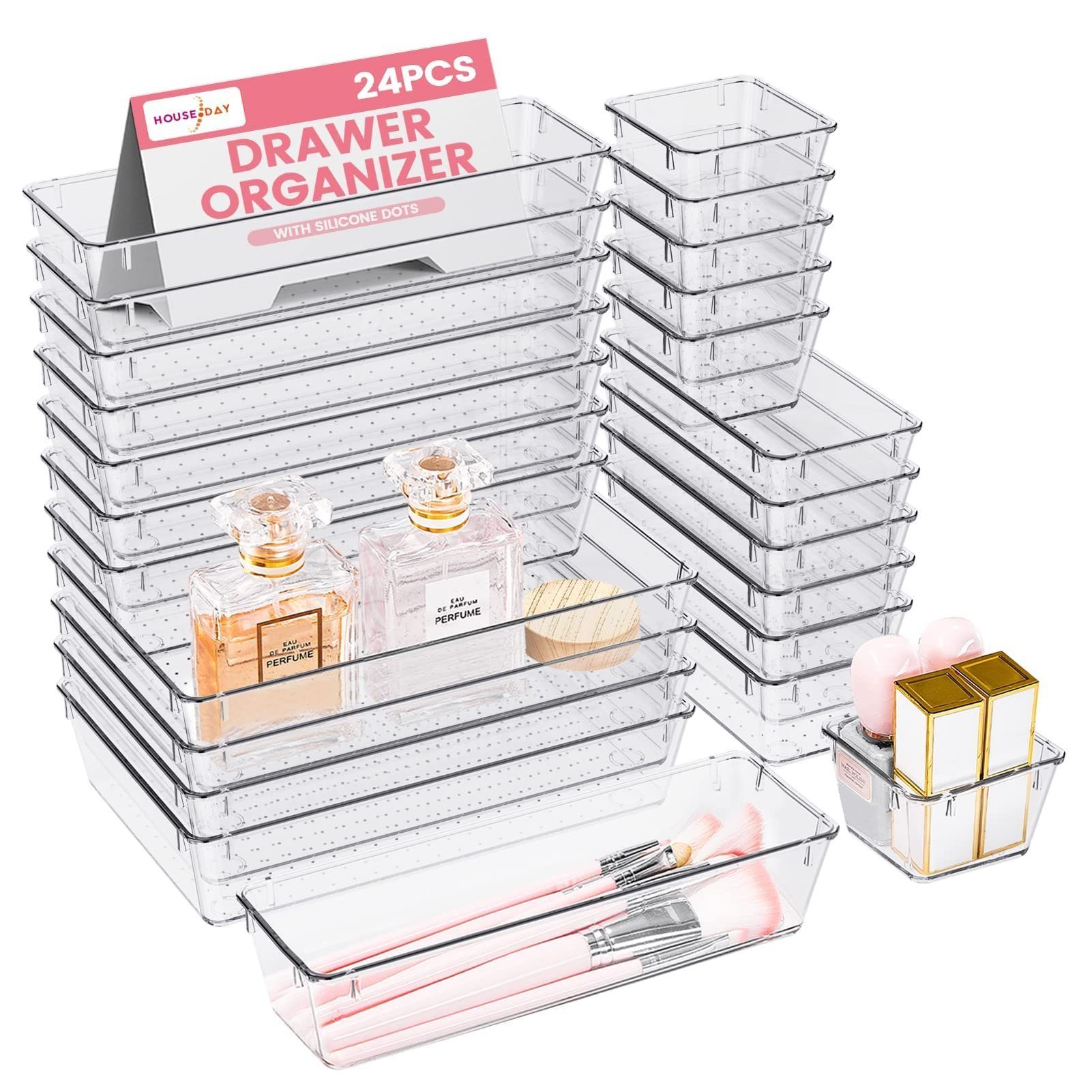 Organizer Schubladen Organizer mit 4 Größen, Schubladen Ordnungssystem