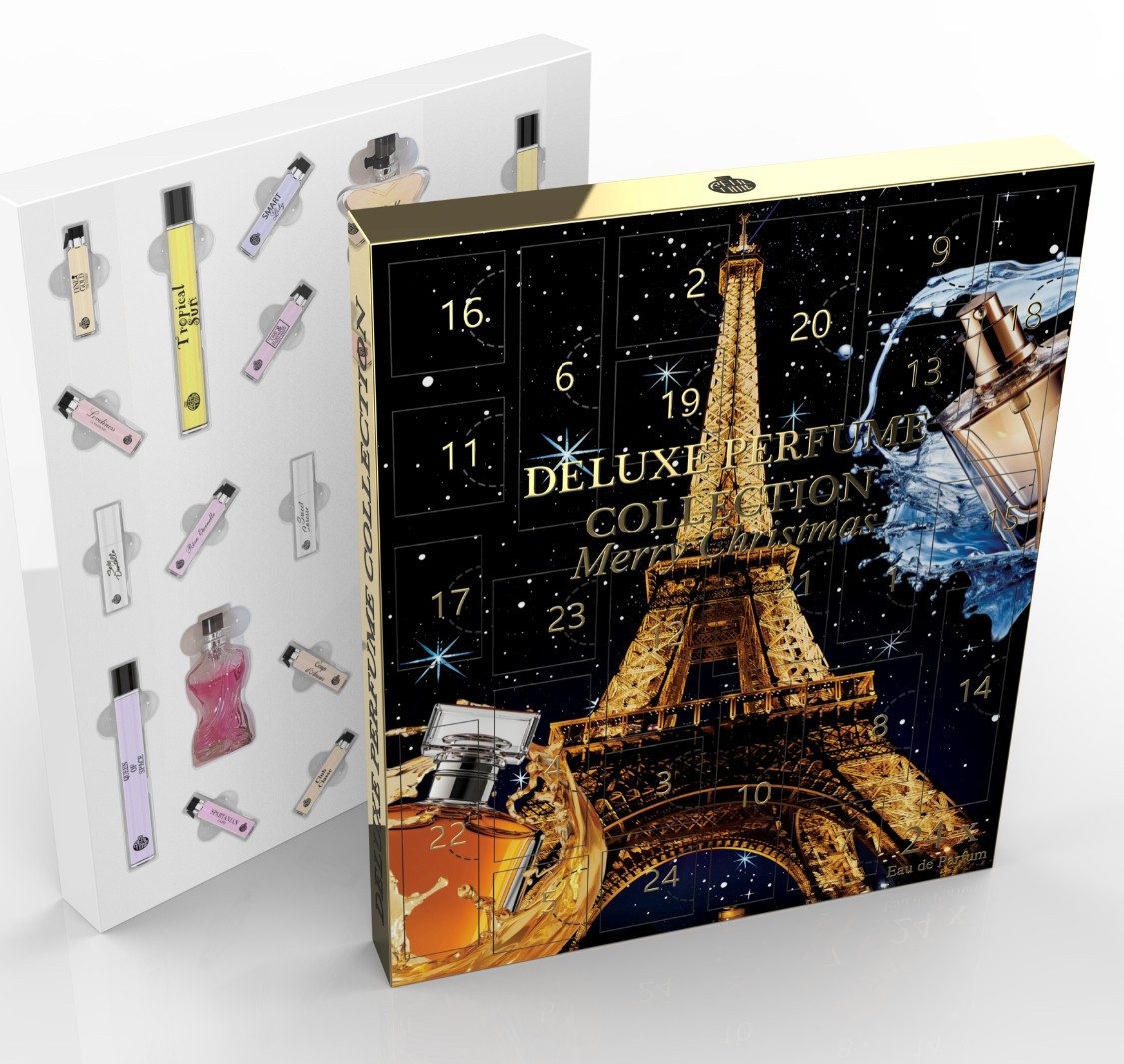 OMERTA Adventskalender Adventsalender mit 24 verschiedene Damenparfüm (Duftzwillinge)