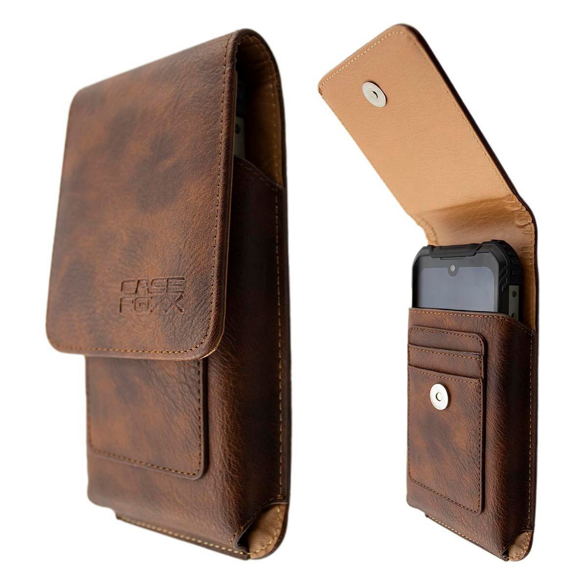 Handytasche caseroxx Handytasche Outdoor Tasche für Doogee S58 Pro, braun