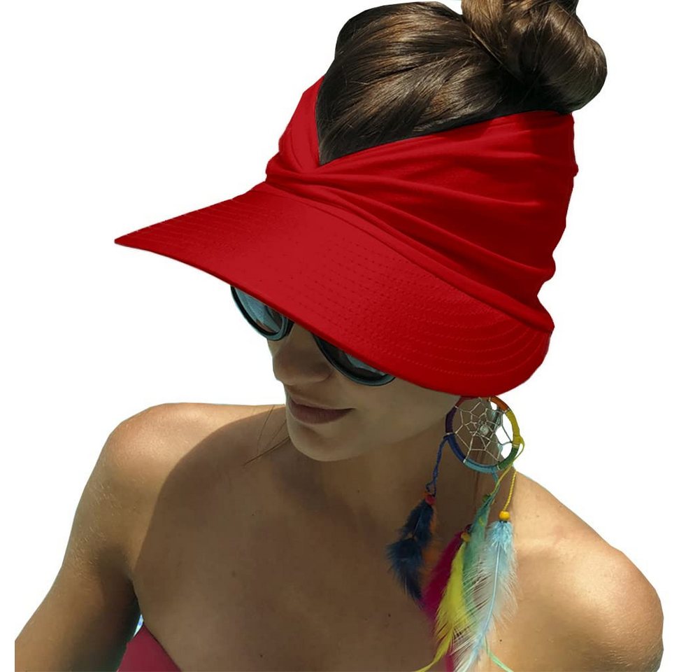 Bwecuy Strohhut Strohhut Sun Visor Hüte für Damen, verstellbare leichte Sommerhut