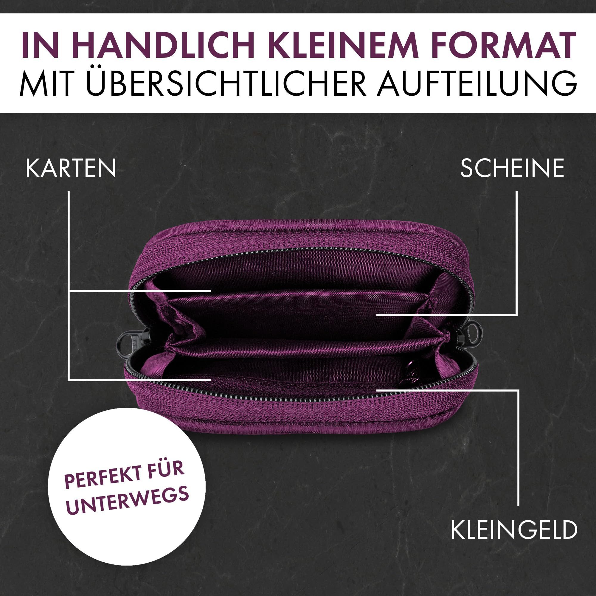 XiRRiX Mini Geldbörse Geldbörse Damen klein - Kleiner Geldbeutel Damen mit günstig online kaufen