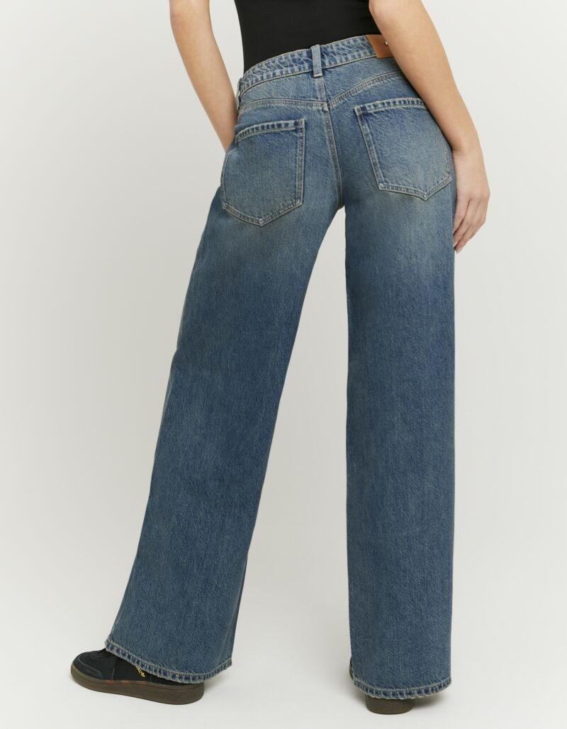 Tally Weijl Low-rise-Jeans SPADEDODA aus hochwertigem Baumwoll-Lyocell-Mix, tief geschnitten in weitem Fit