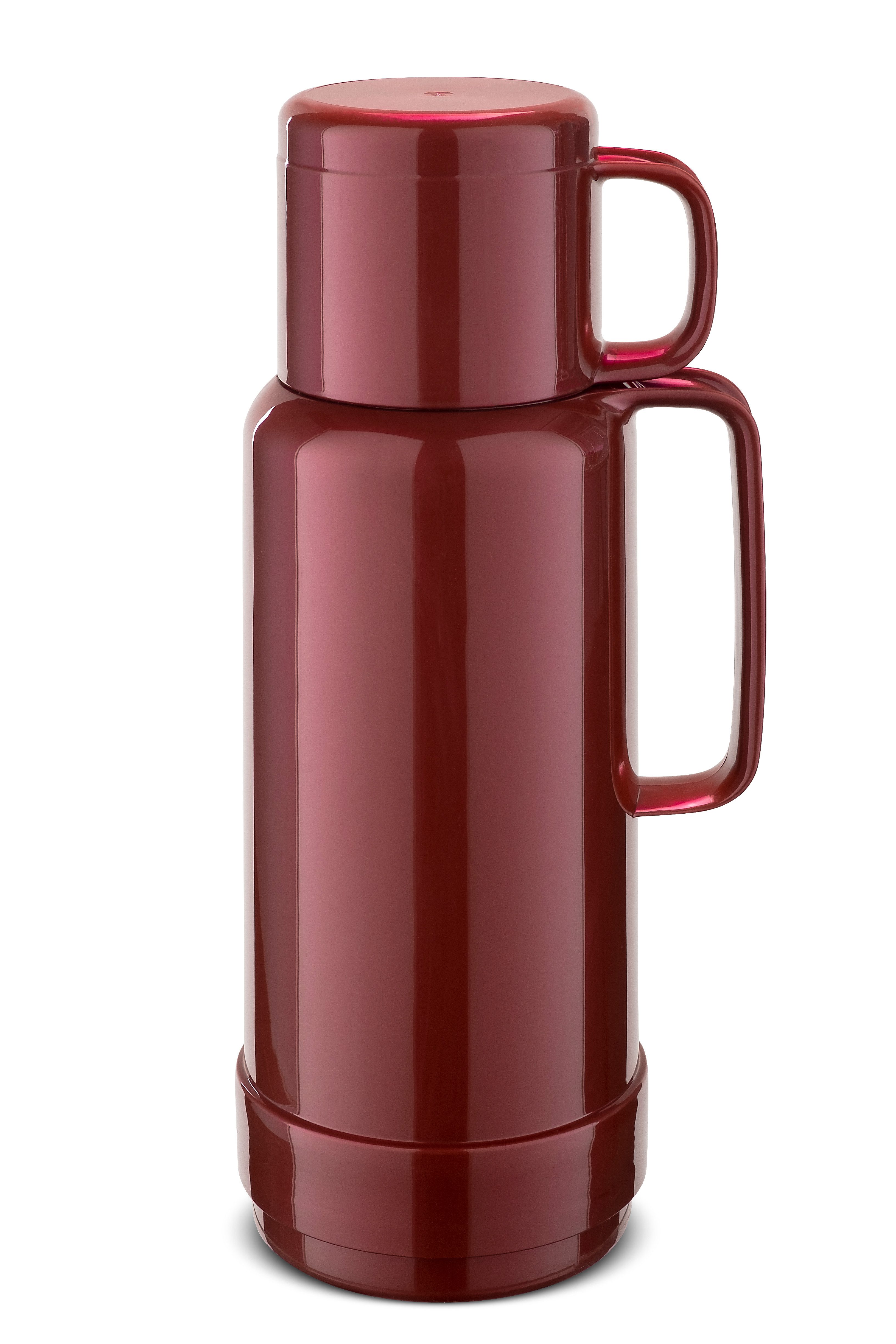 ROTPUNKT Thermoflasche Thermoflasche 1,0 Liter I 80 Glaseinsatz I hochwertig I 24 Std warm, doppelwandiger Glaseinsatz