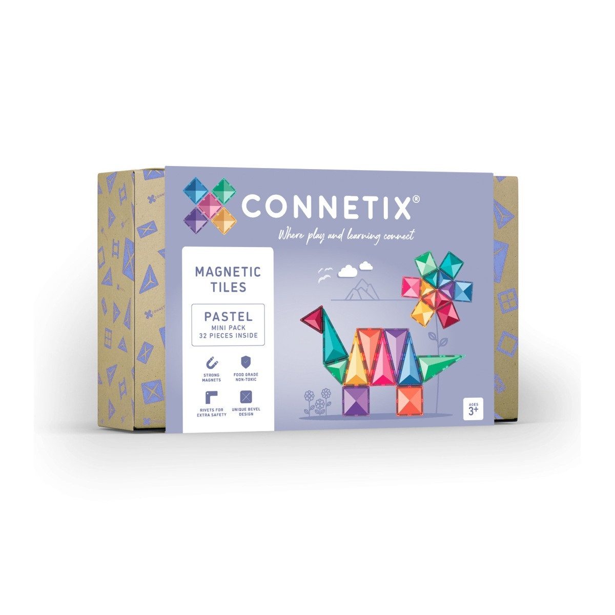 Connetix Pastel Mini Pack verstärkte Magnete pädagogisches Lernspiel Magnet günstig online kaufen