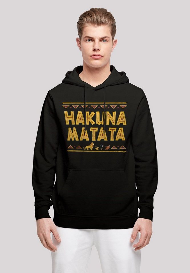 F4NT4STIC Kapuzenpullover König der Löwen Hakuna Matata Print