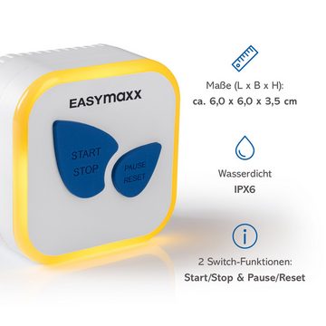 EASYmaxx Intervall-Timer LED-Wasserspartimer (1-St., mit LED-Funktion), für nachhaltiges Duschen mit Zeit im Blick
