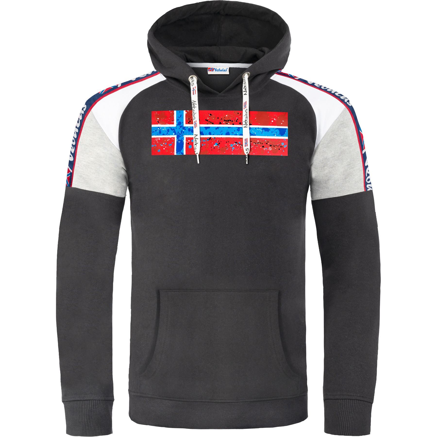 Nebulus Sweatshirt NEBRASKA, P5867 - Herren, schwarz, M