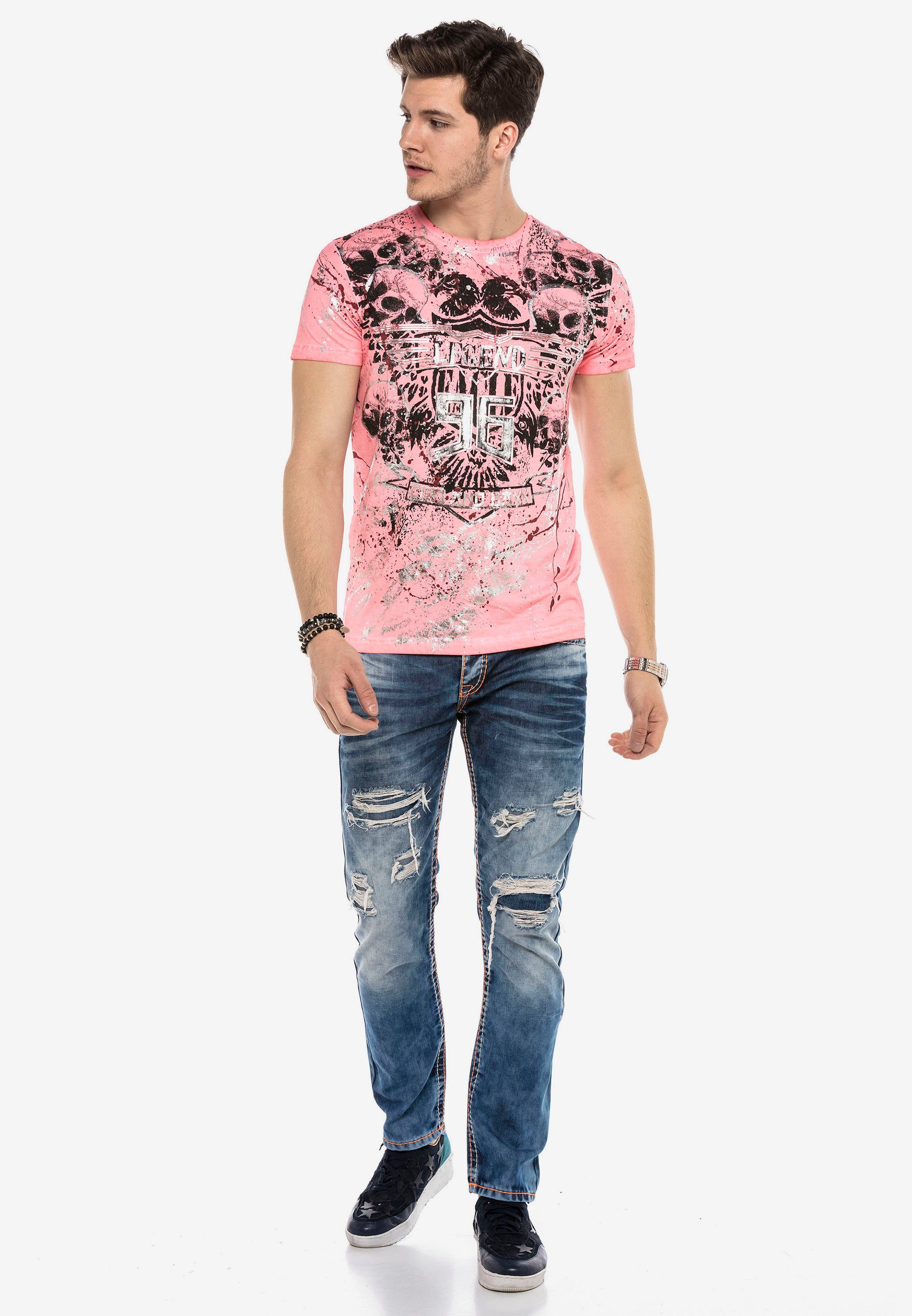 Destroyed-Look im & Bequeme Baxx Jeans Cipo