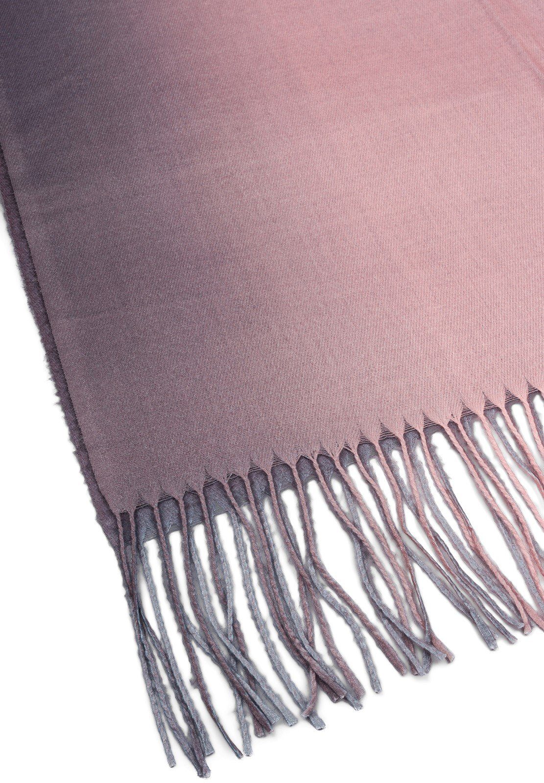 styleBREAKER Modeschal Schal mit 2-Farbigem Farbverlauf, (1-St) günstig online kaufen