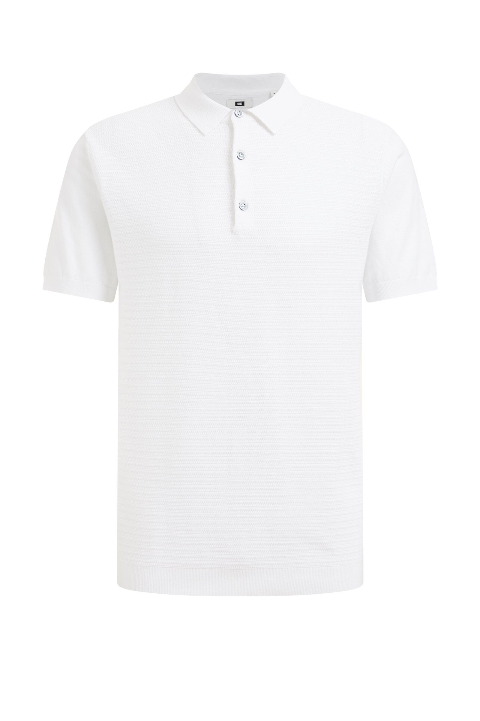 Weiß WE Fashion (1-tlg) Poloshirt