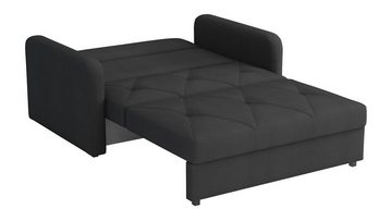 MIRJAN24 Schlafsofa Viva Sweet II, mit Bettkasten und Schlaffunktion, 2 Sitzer Polstersofa inkl. Kissen, Schlafsofa