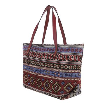 Ital-Design Shopper Mittelgroße, Damentasche Tragetasche Handtasche