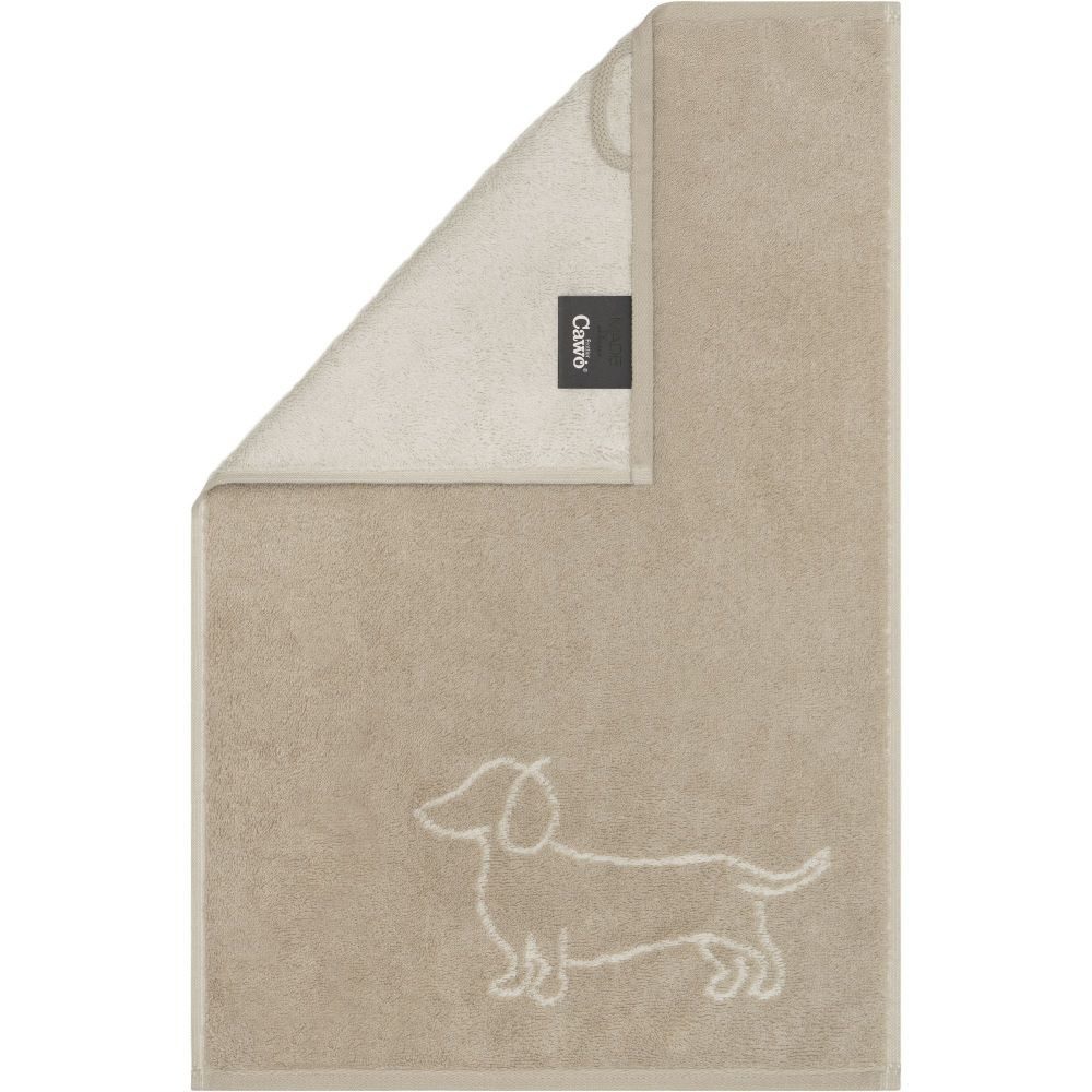 Cawö Handtücher WE LOVE DOGS Companion 6248 - Farbe: Natur-Beige - 33 - Gäs günstig online kaufen