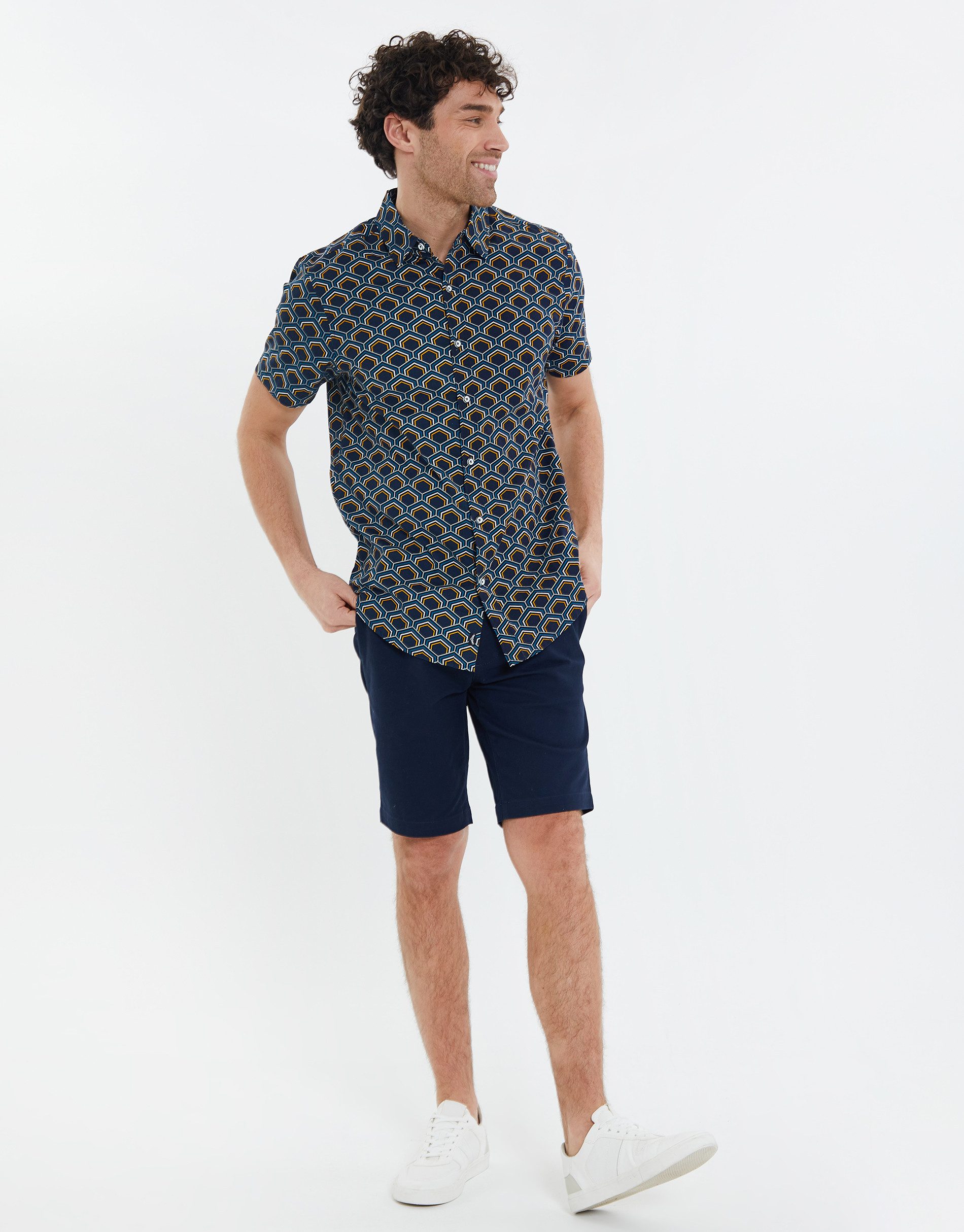 Threadbare Kurzarmhemd THB Shirt S/Slv Birchfield günstig online kaufen