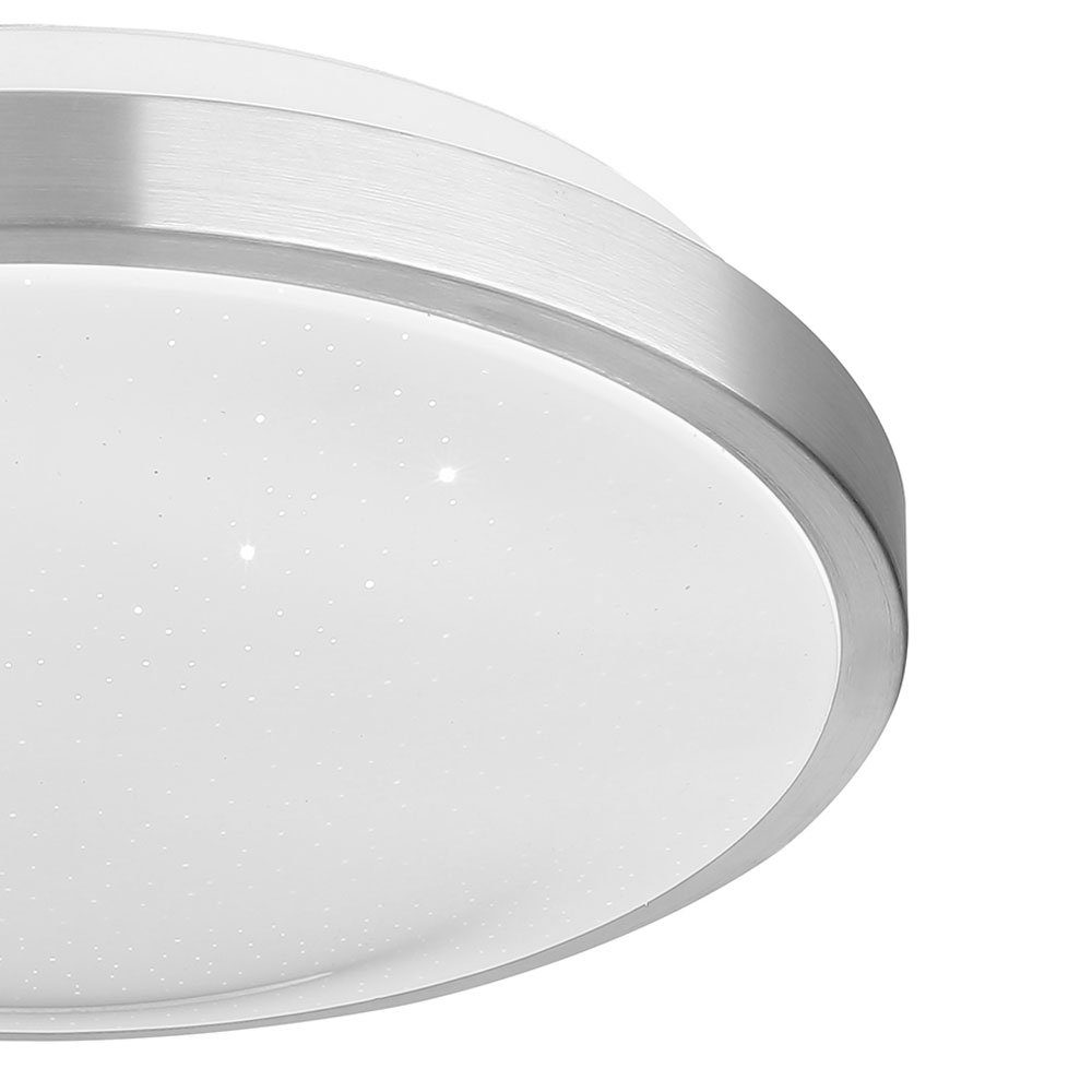 verbaut, fest Deckenlampe IP44 LED-Leuchtmittel Sensor LED 30cm D Deckenleuchte, Globo LED 30sek Badezimmerleuchte Neutralweiß,