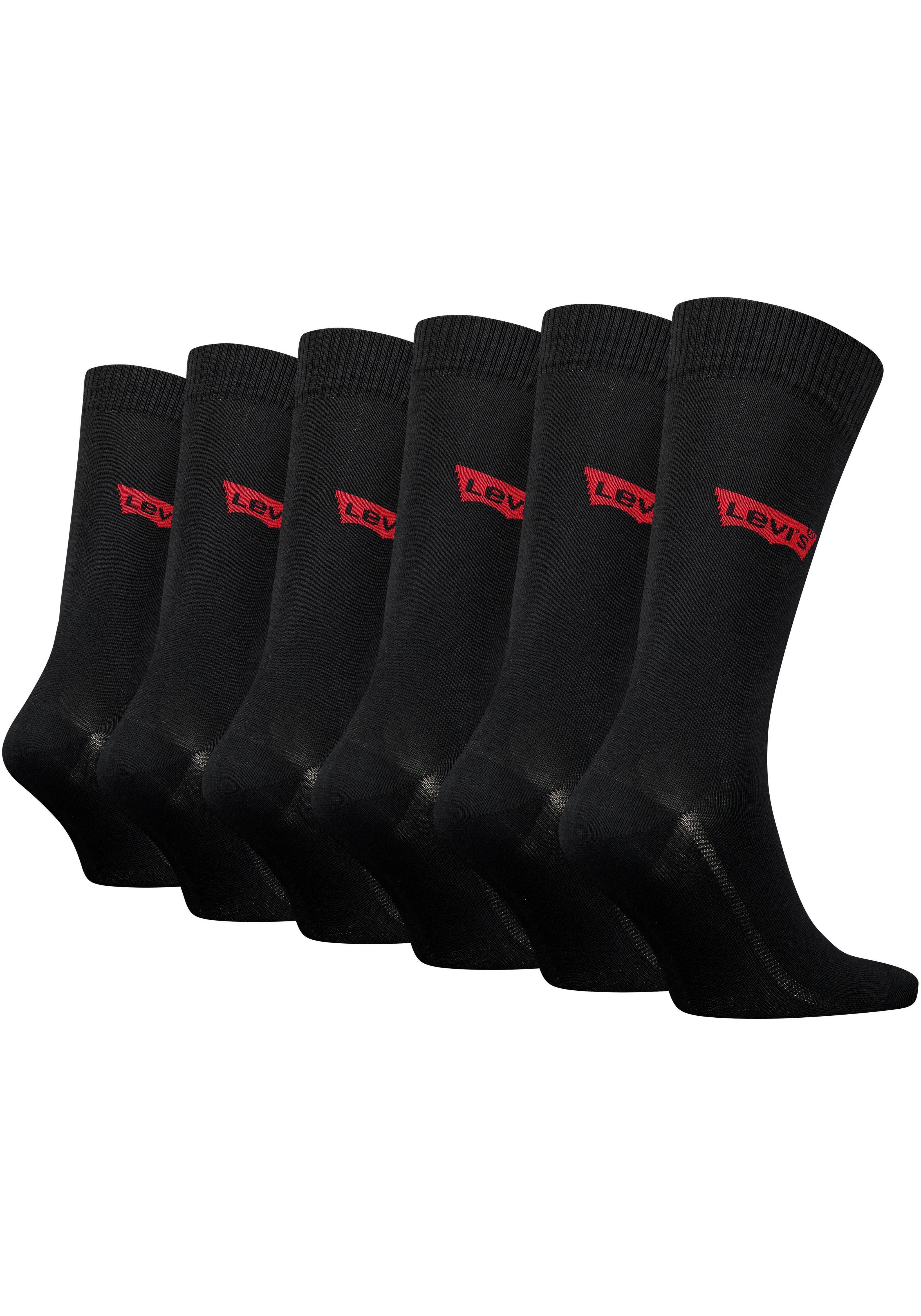 Levi's® Socken LEVIS REGULAR CUT BATWING LOGO 6P RECYCLED CO ECOM (Packung, günstig online kaufen