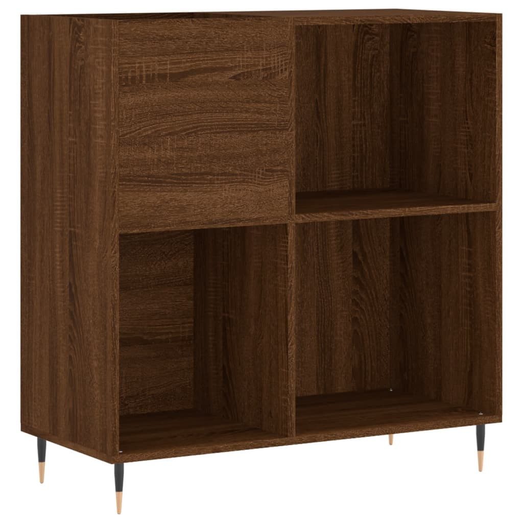 vidaXL Media-Regal Plattenschrank Braun Eichen-Optik 84,5x38x89 günstig online kaufen