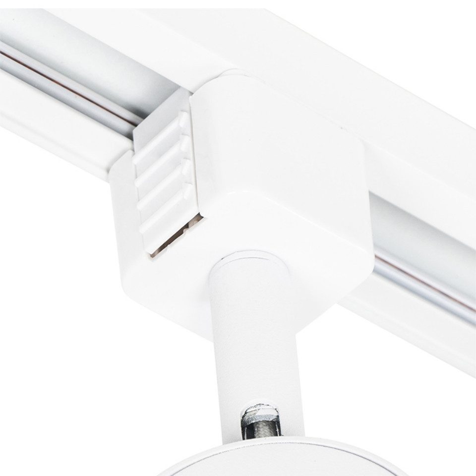 Qazqa Schienensystem-Sets Iconic jeana, ohne Leuchtmittel, GU10, Weiß, Mode günstig online kaufen