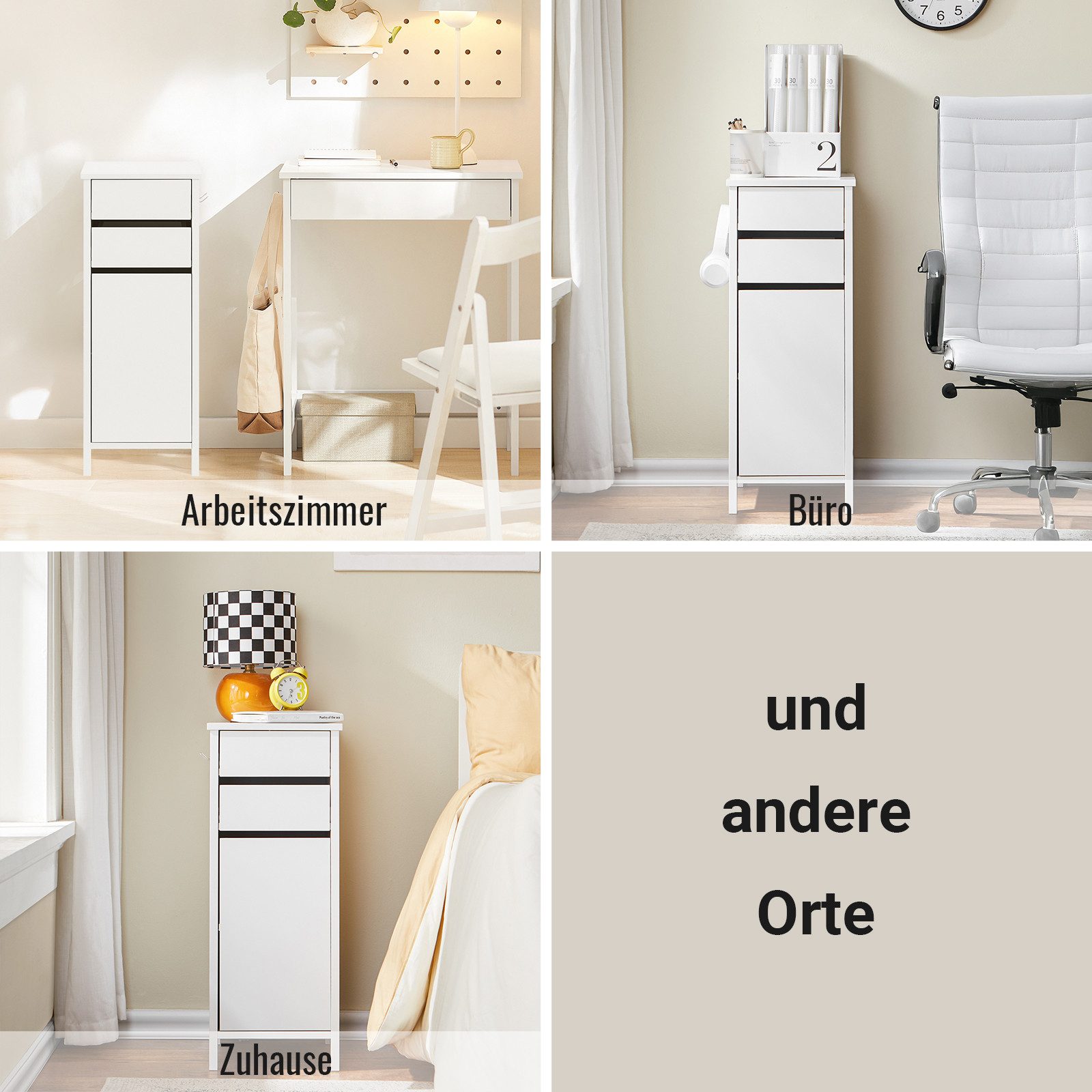 SoBuy Aktenschrank FWT108 Aufbewahrungsschrank Büroschrank Sideboard Organi günstig online kaufen
