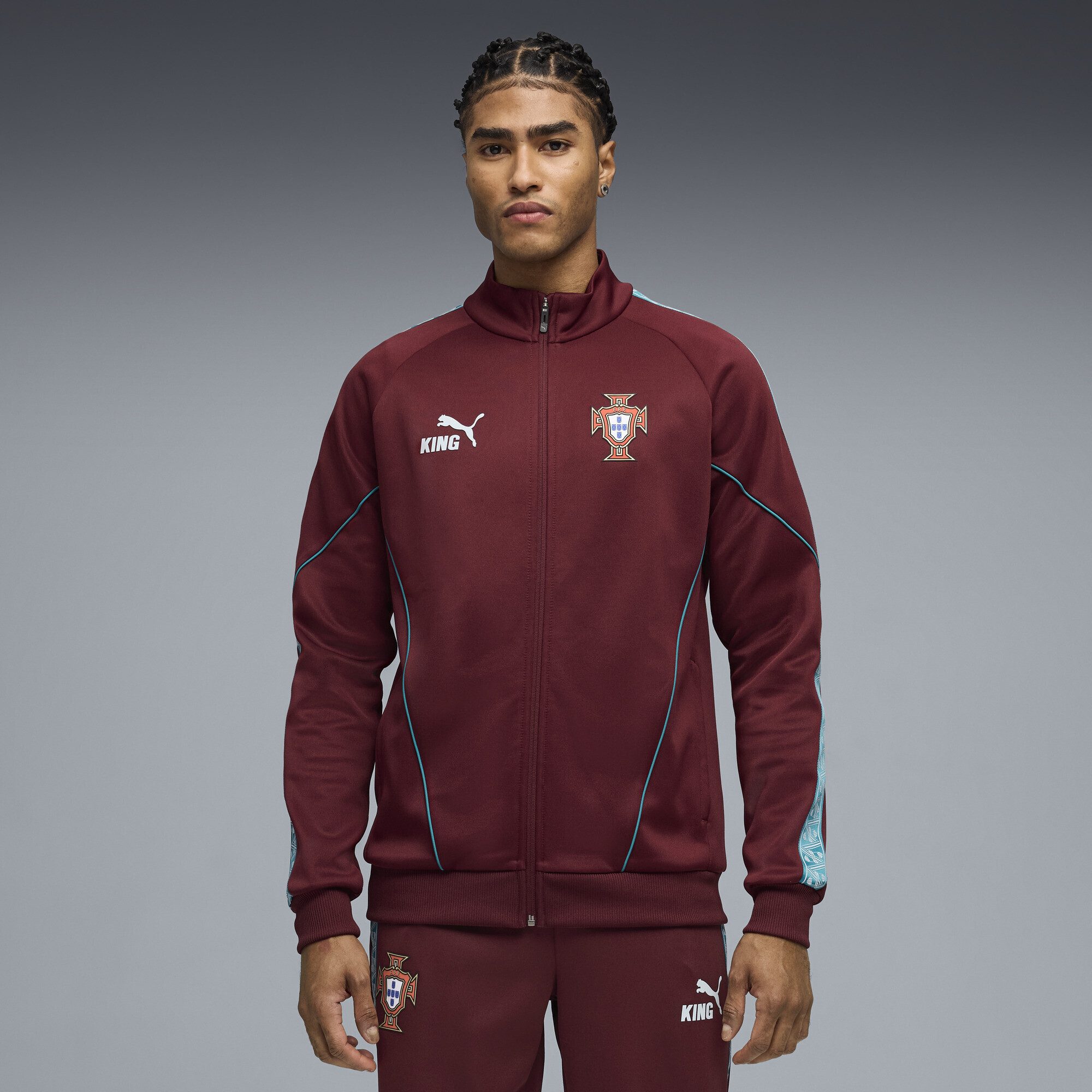 PUMA Sweatjacke Portugal KING Anthem Jacke Herren günstig online kaufen