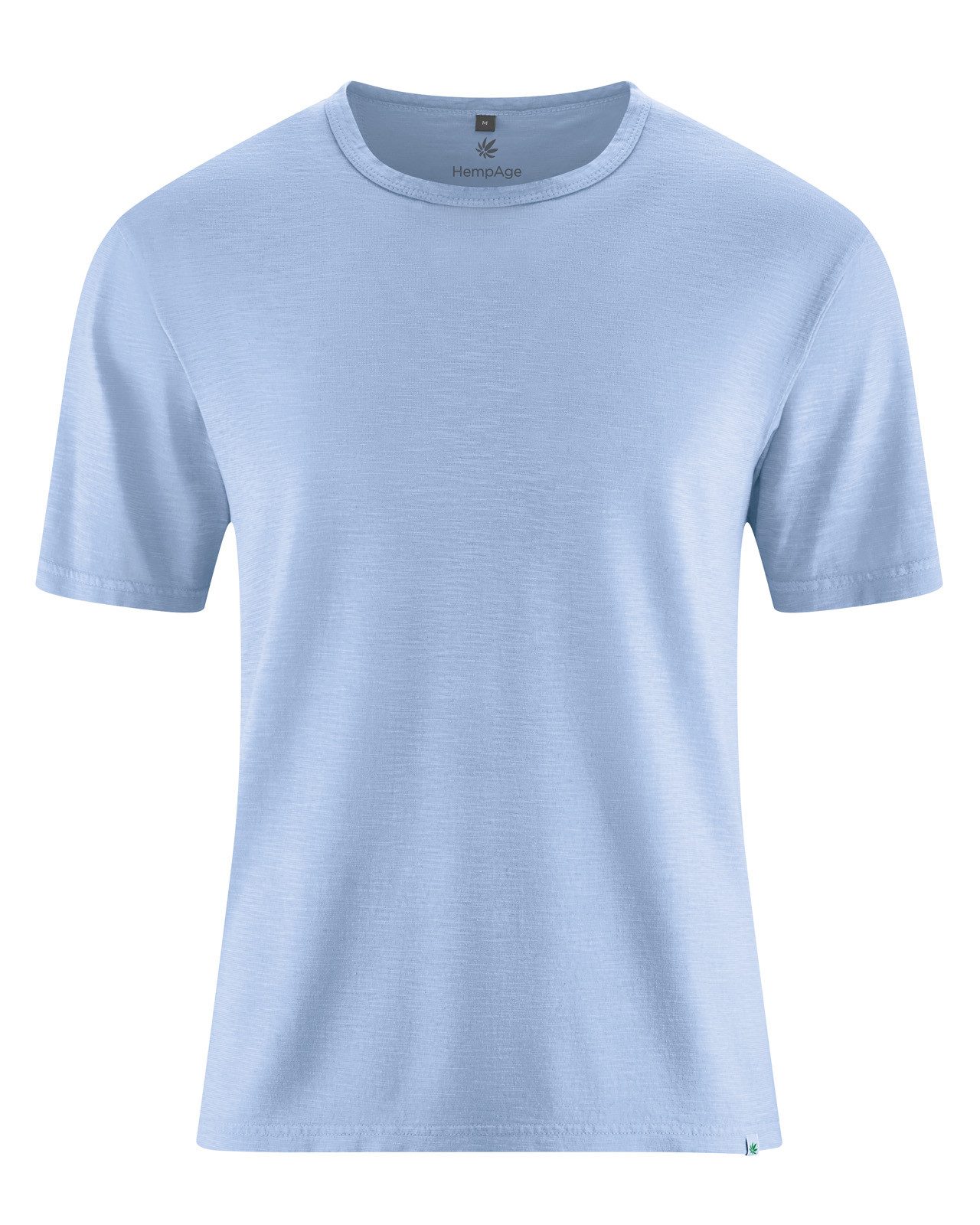 T-Shirt T-Shirt aus Slub Jersey Hanf/Biobaumwolle Normal Fit