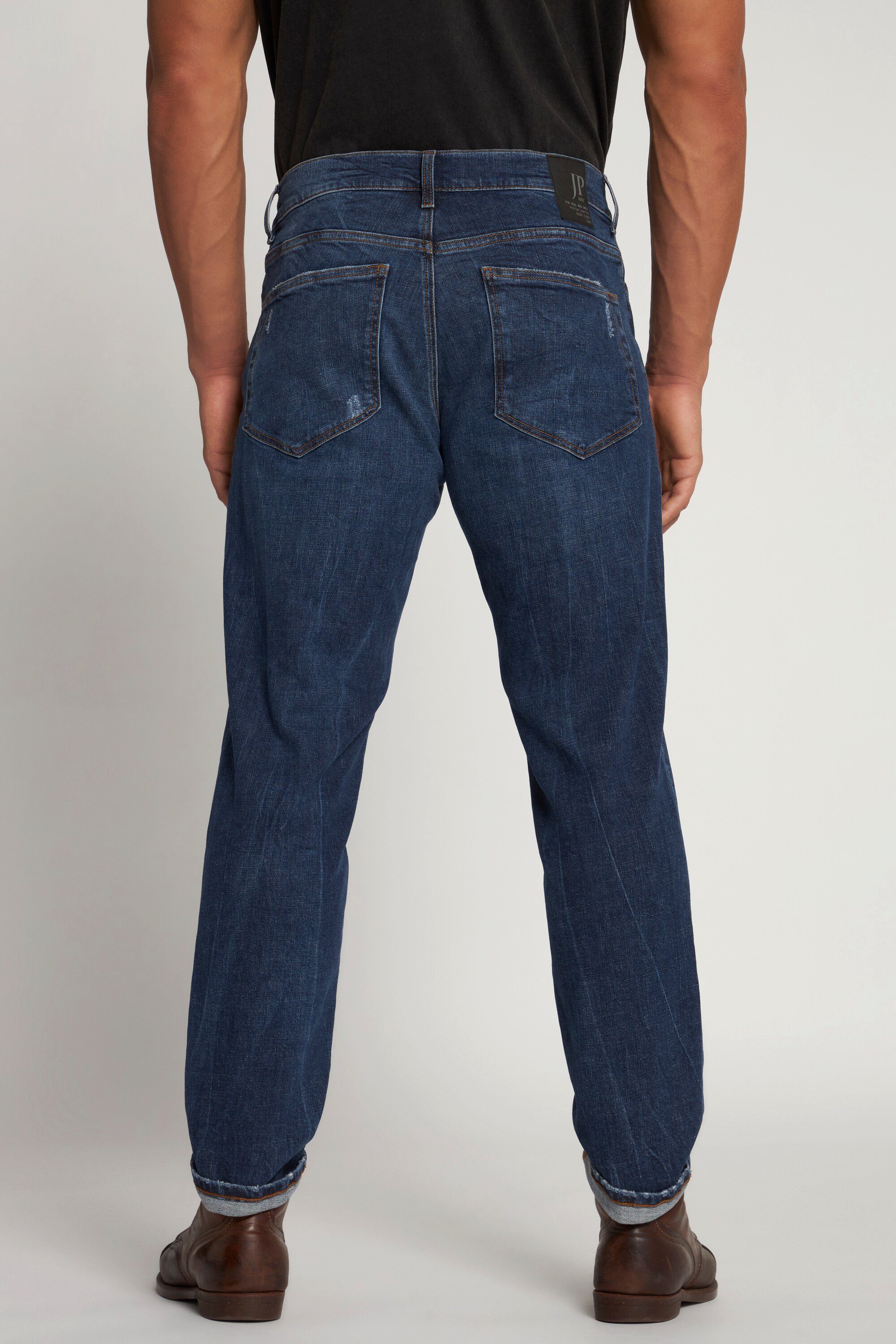 JP1880 5-Pocket-Jeans Tapered Fit Loose 5-Pocket Jeans Denim