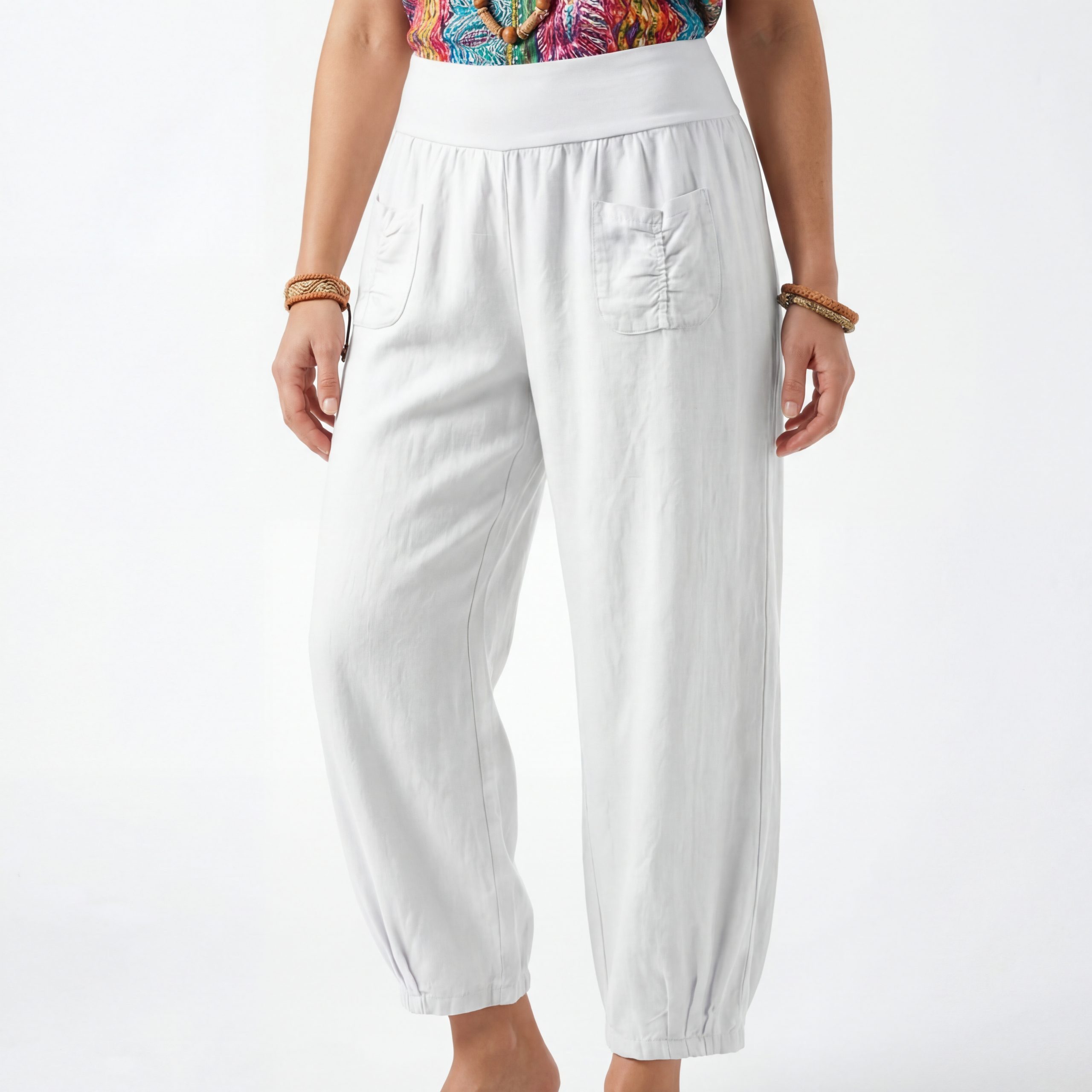 OriginalYou Leinenhose Sommerliche Leinen Pumphose luftig leichte Schlupfho günstig online kaufen