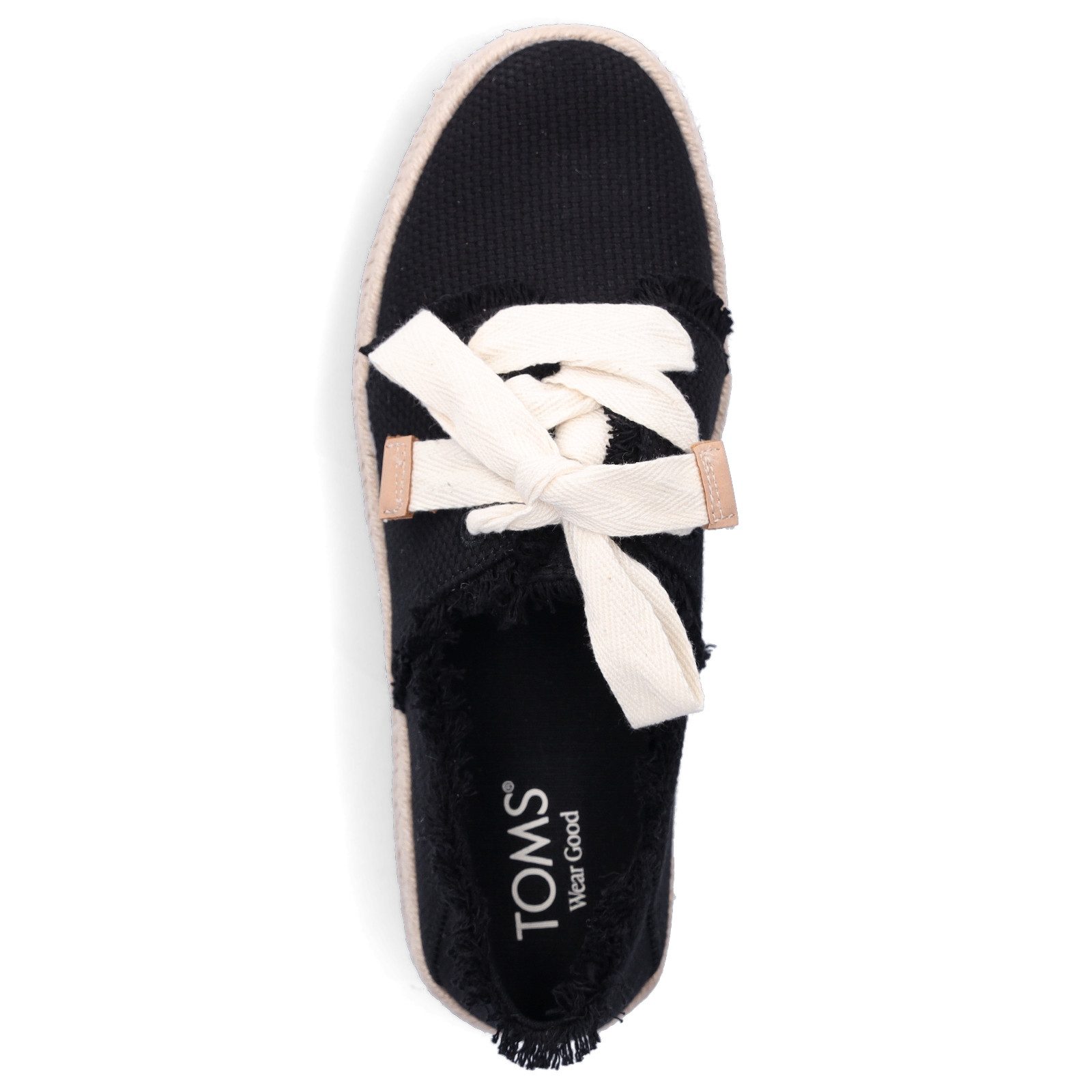 TOMS Toms Damen Schnürschuh Carolina Lace Up schwarz Schnürschuh