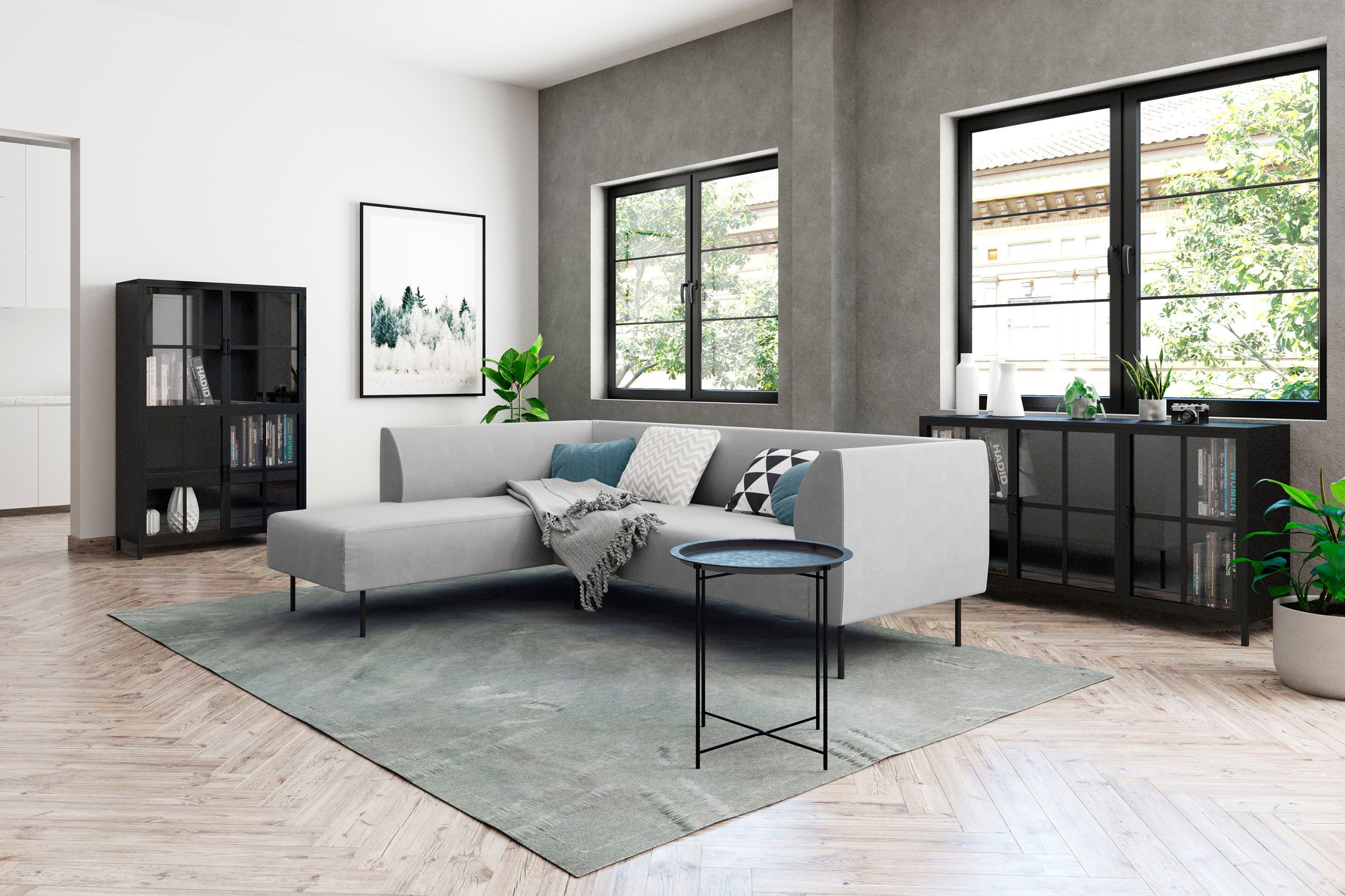 Homexperts Vitrine Glastüren Sideboard Choice mit designorientiertes