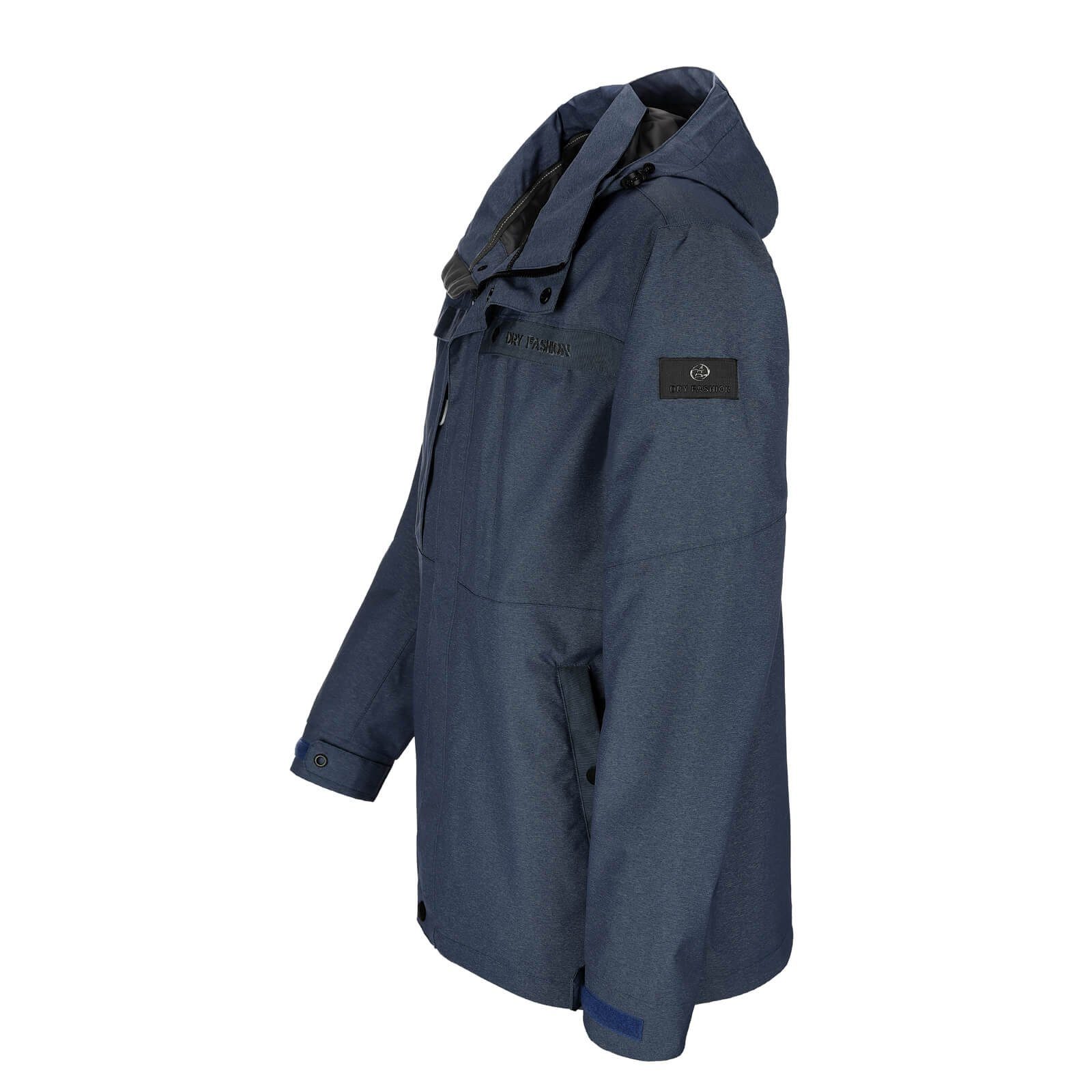 Dry Fashion Funktionsjacke Herren Jacke Emden Meliert - Outdoor-Jacke Wasse günstig online kaufen